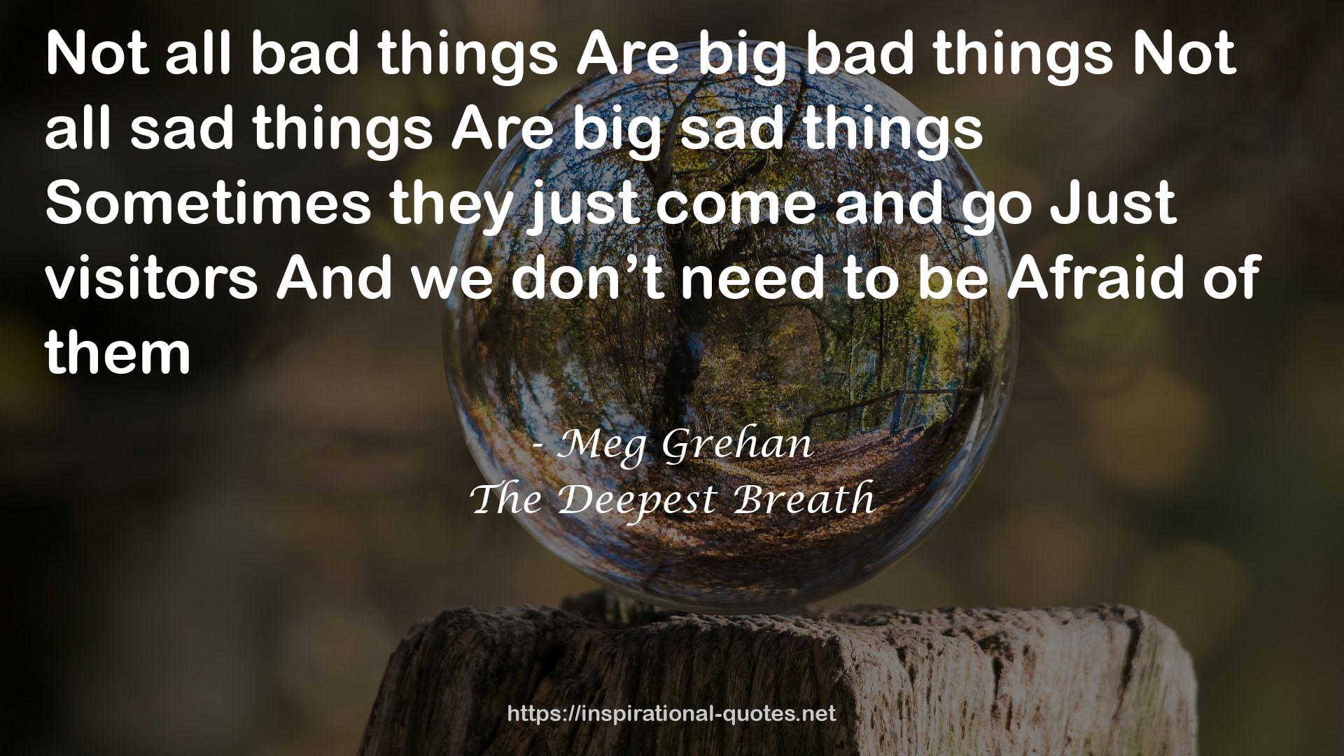 The Deepest Breath QUOTES
