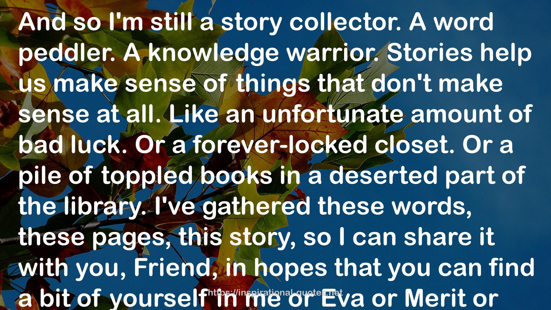 The Story Seeker (The Story Collector #2) QUOTES