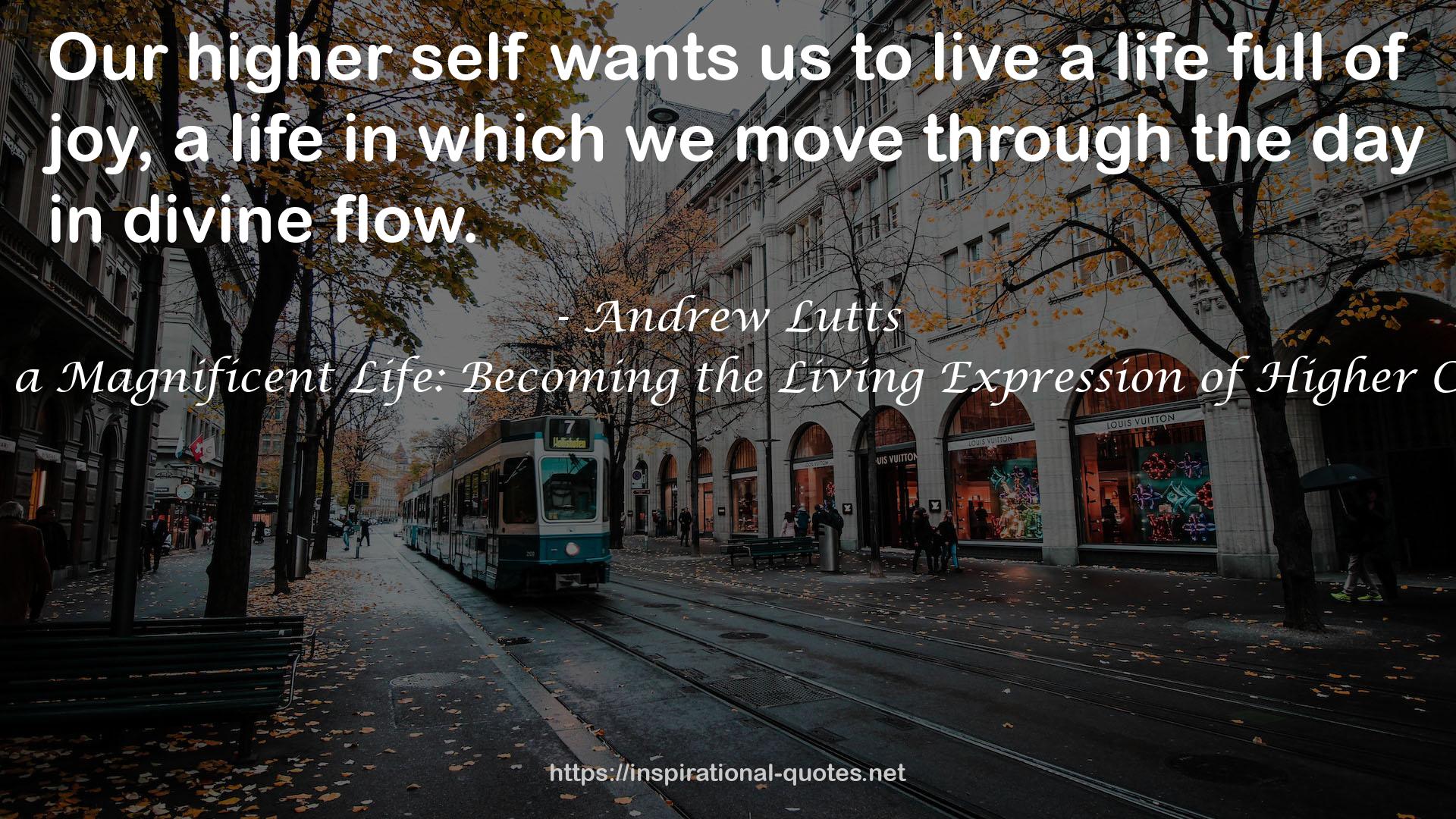 How to Live a Magnificent Life: Becoming the Living Expression of Higher Consciousness QUOTES