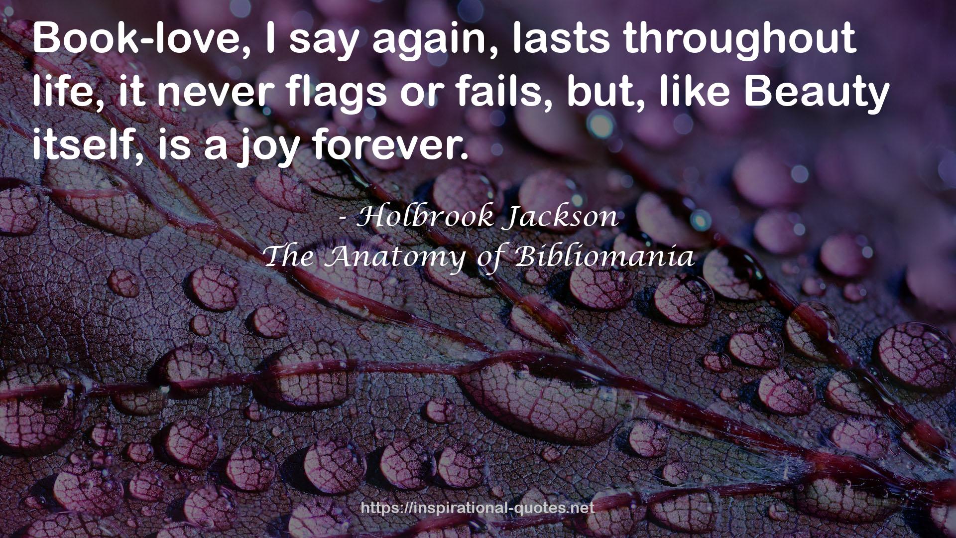 The Anatomy of Bibliomania QUOTES