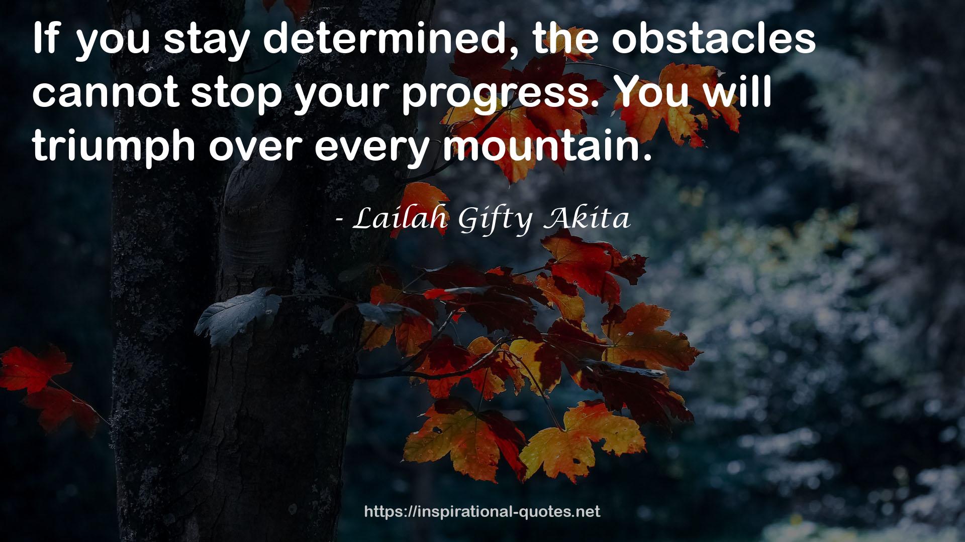 the obstacles  QUOTES