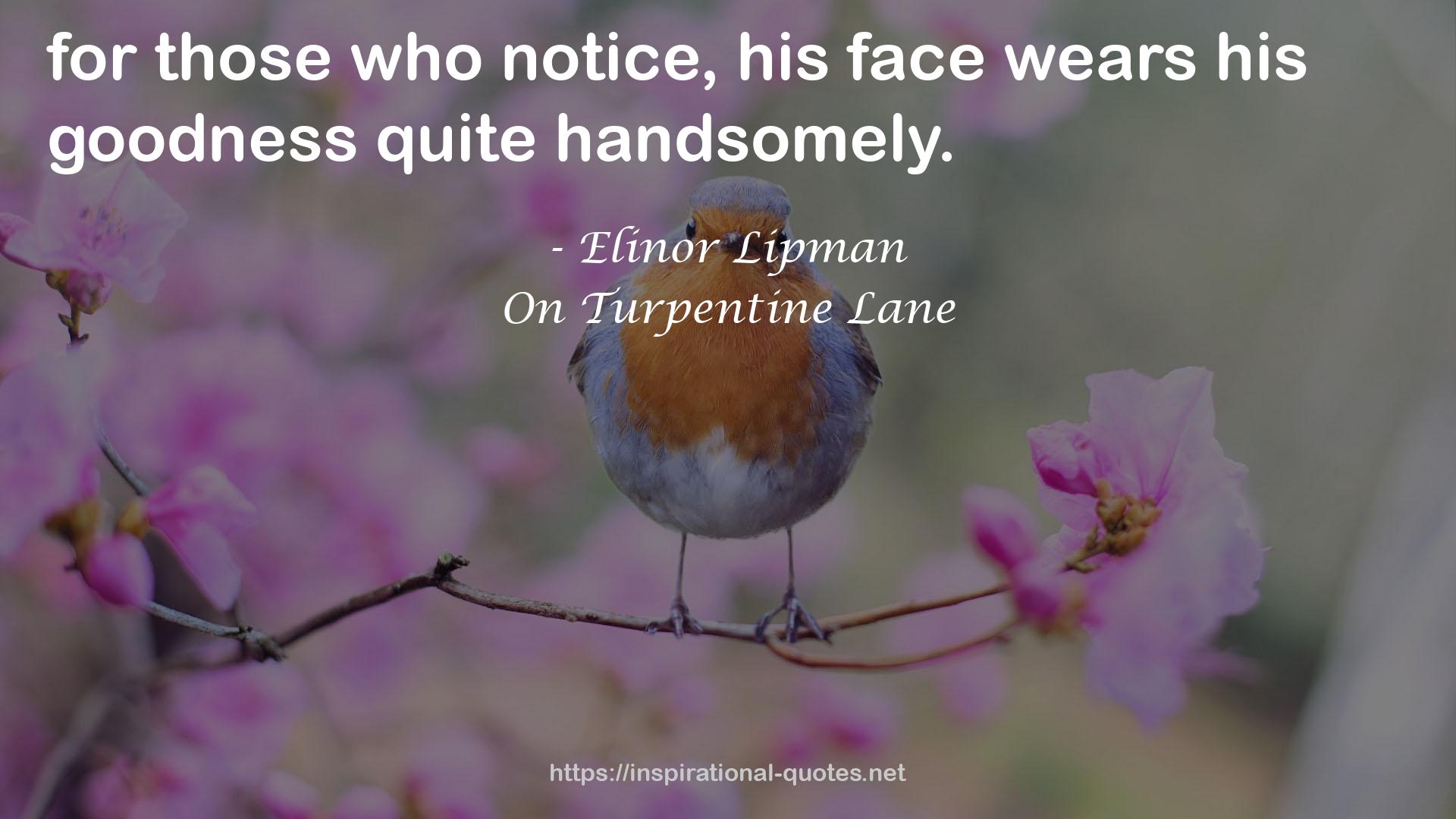 On Turpentine Lane QUOTES