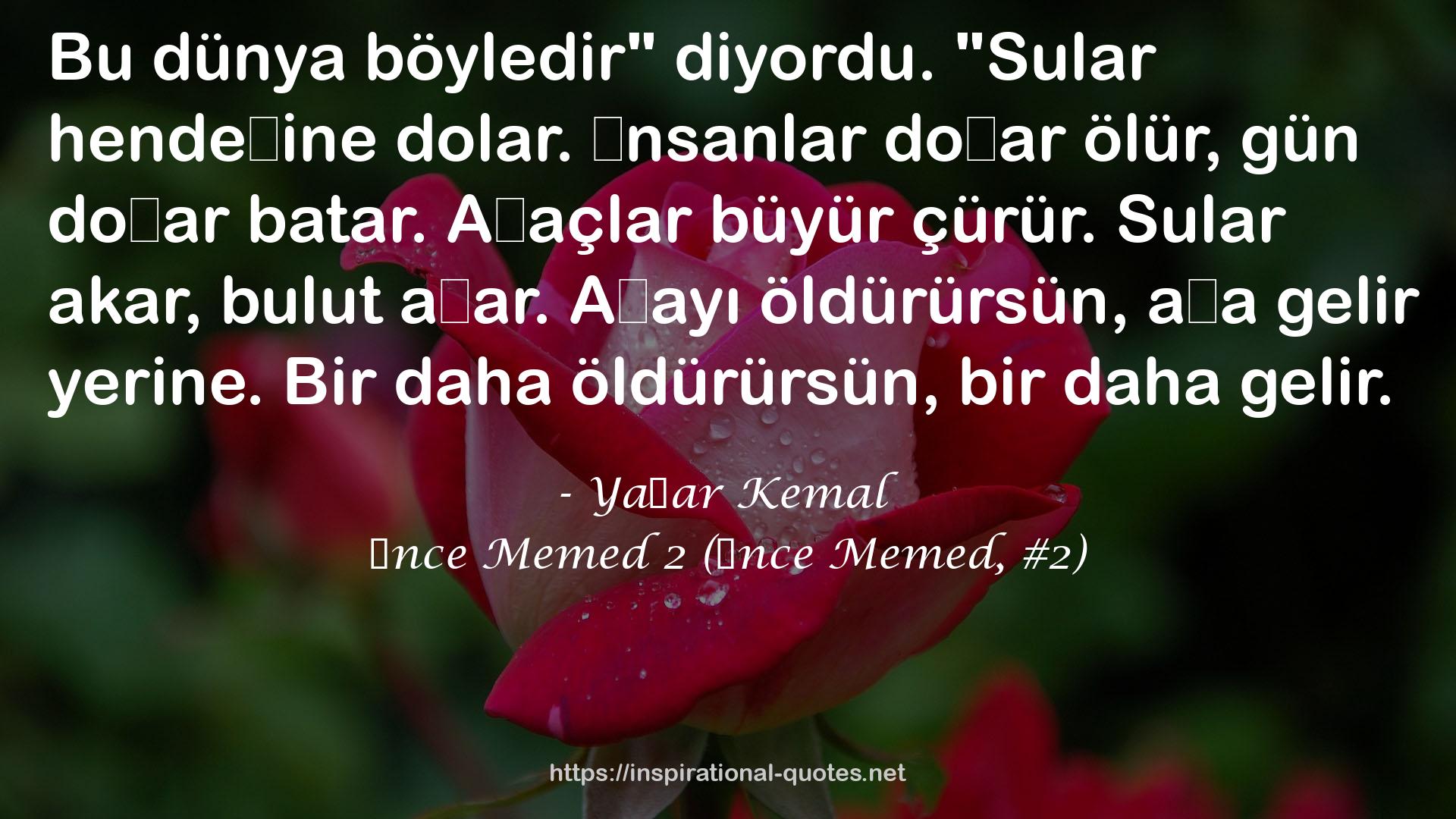 İnce Memed 2 (İnce Memed, #2) QUOTES