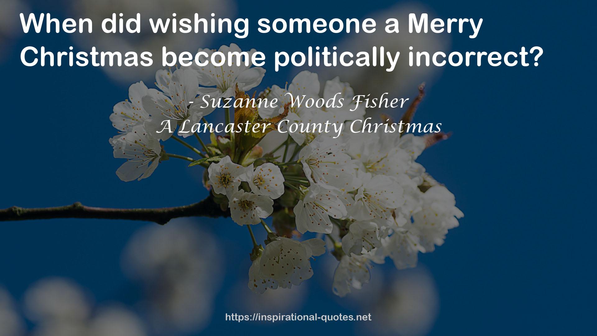A Lancaster County Christmas QUOTES