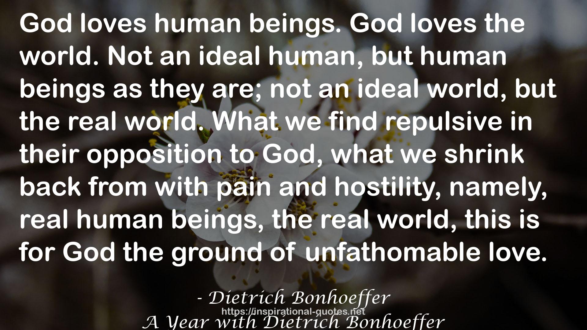 A Year with Dietrich Bonhoeffer QUOTES