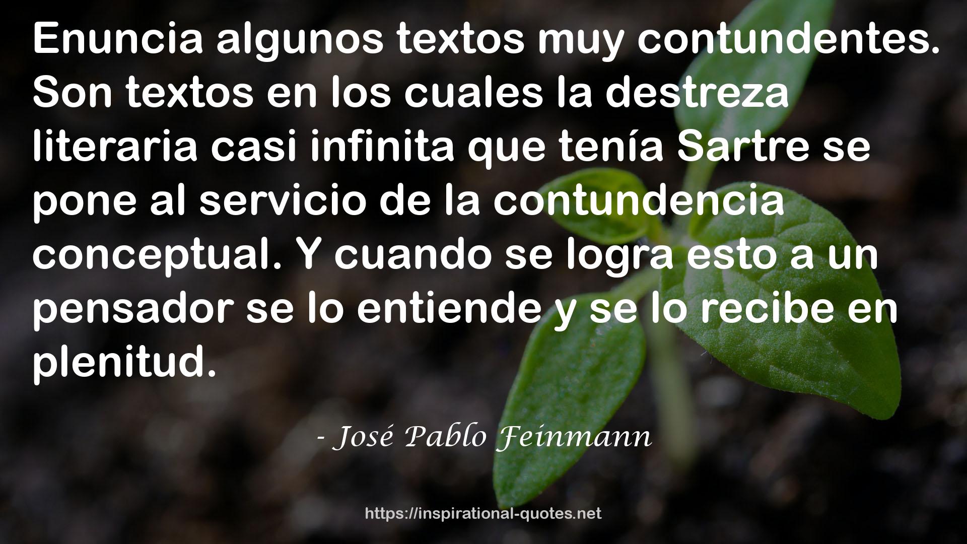 al servicio de la contundencia  QUOTES