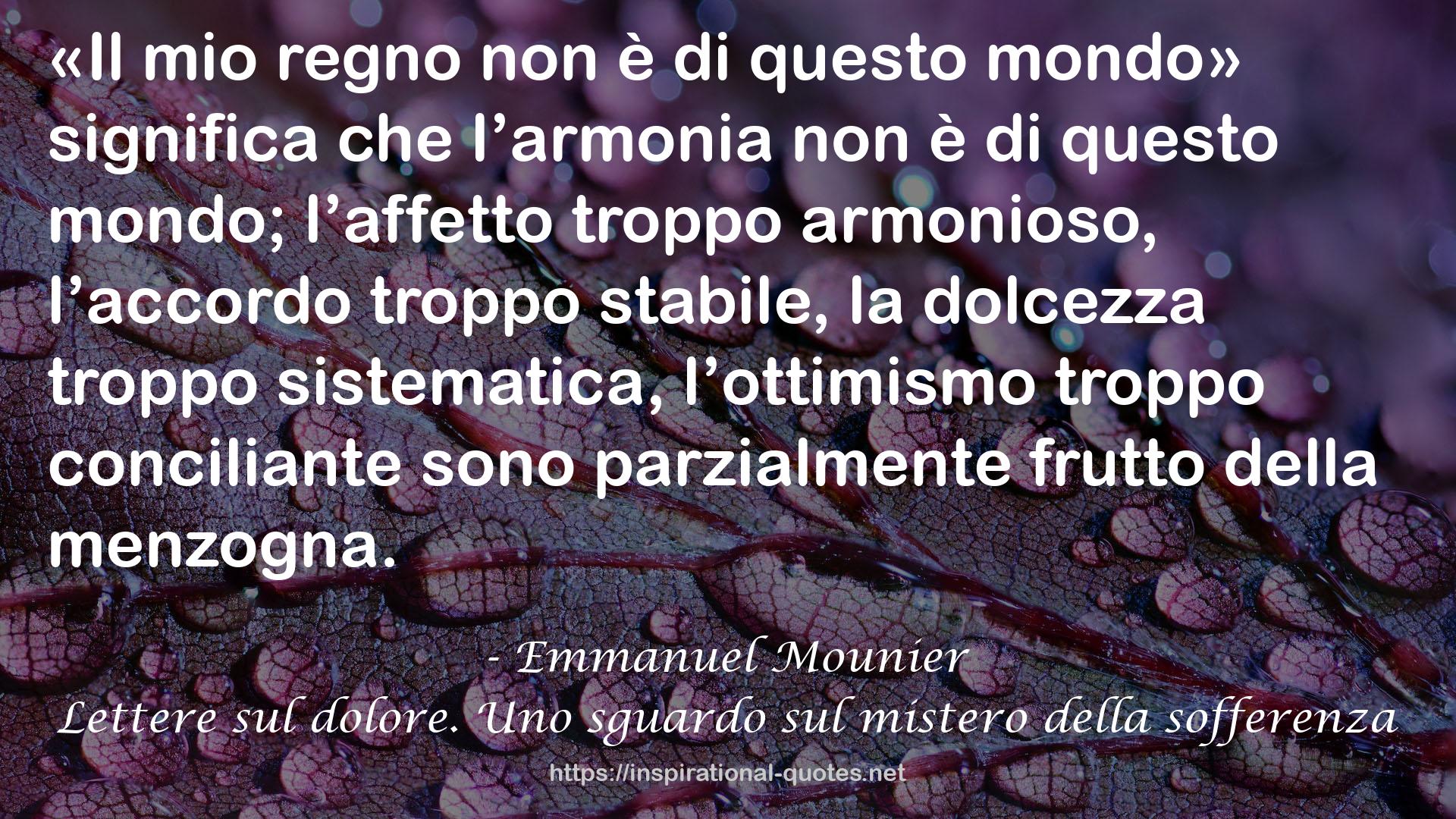 Emmanuel Mounier QUOTES