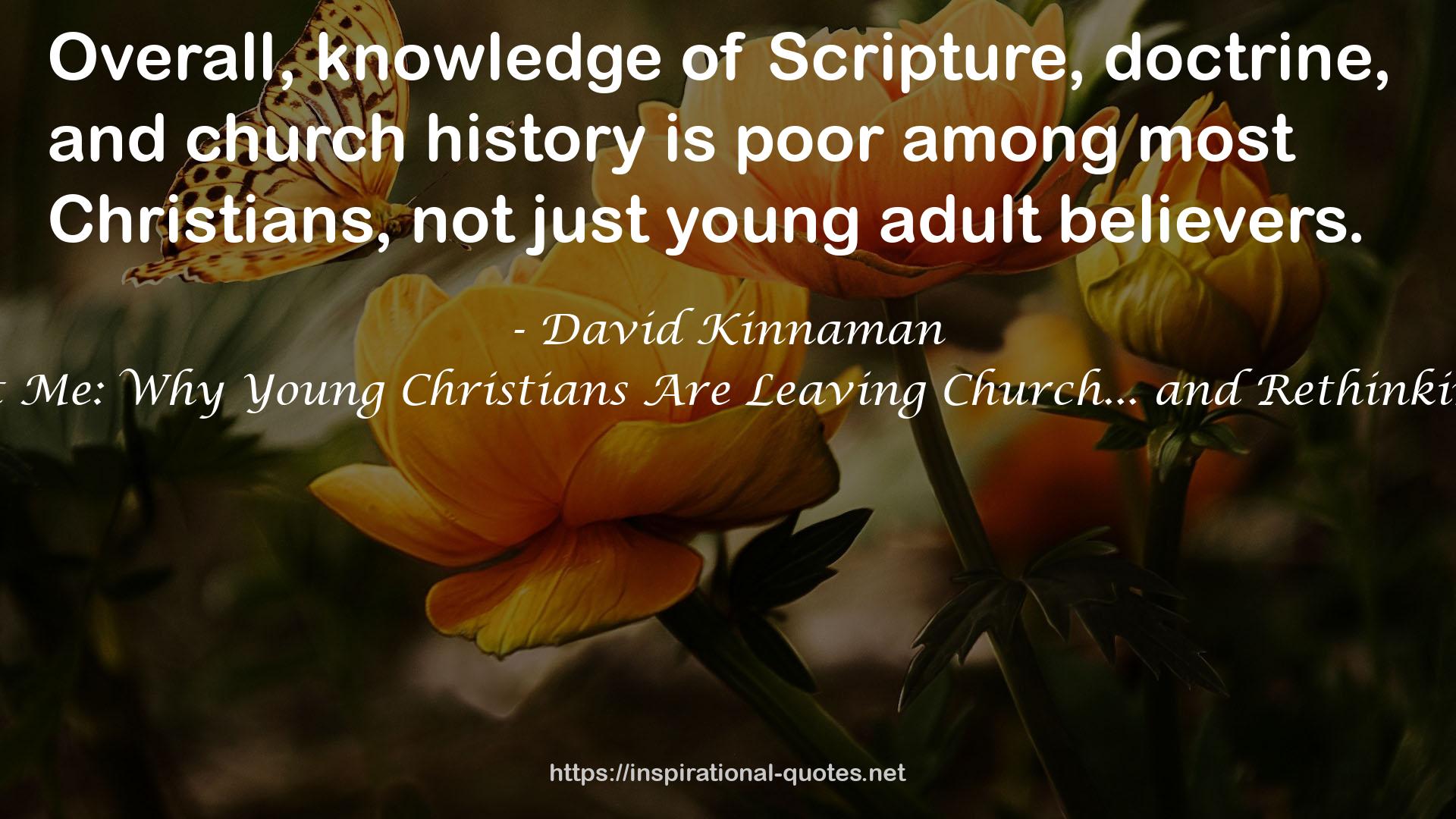 David Kinnaman QUOTES