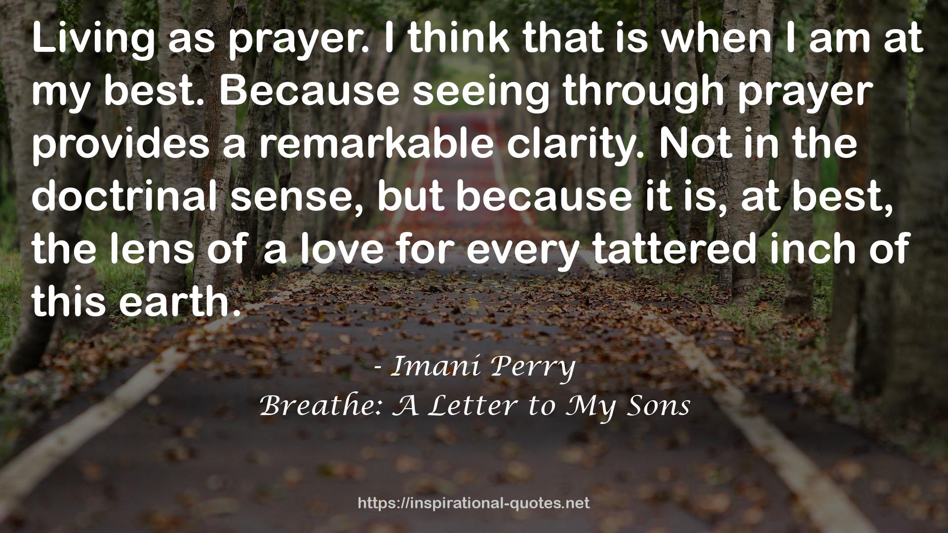 Breathe: A Letter to My Sons QUOTES