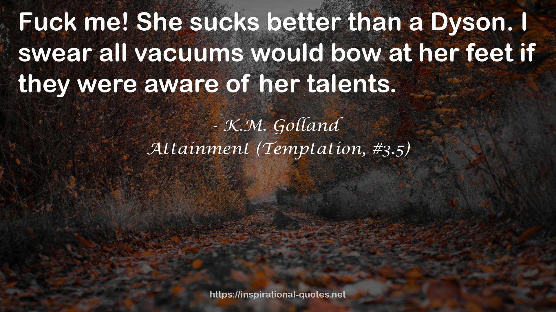 Attainment (Temptation, #3.5) QUOTES