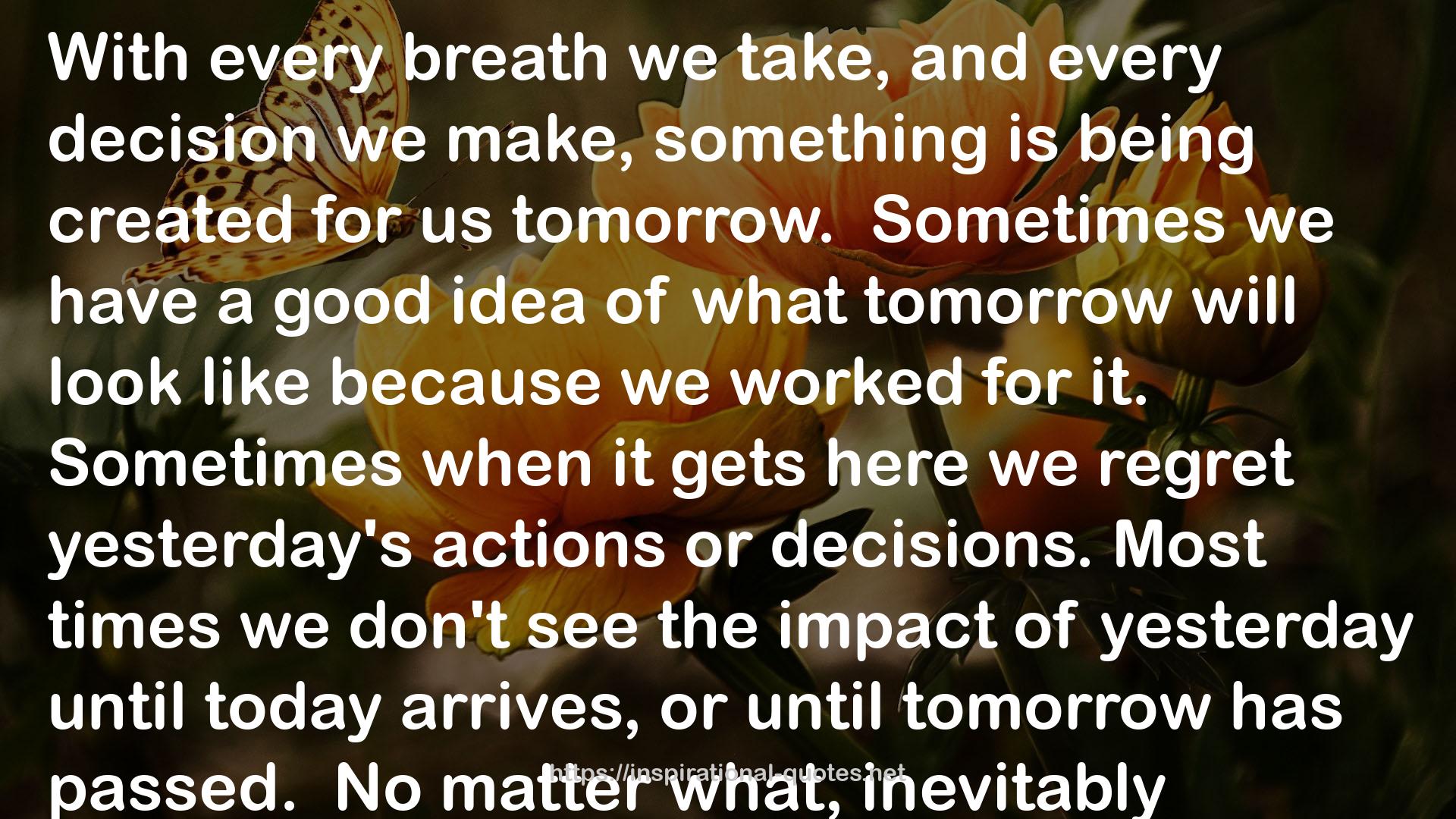 A Creation of Tomorrow (Creation, #1) QUOTES