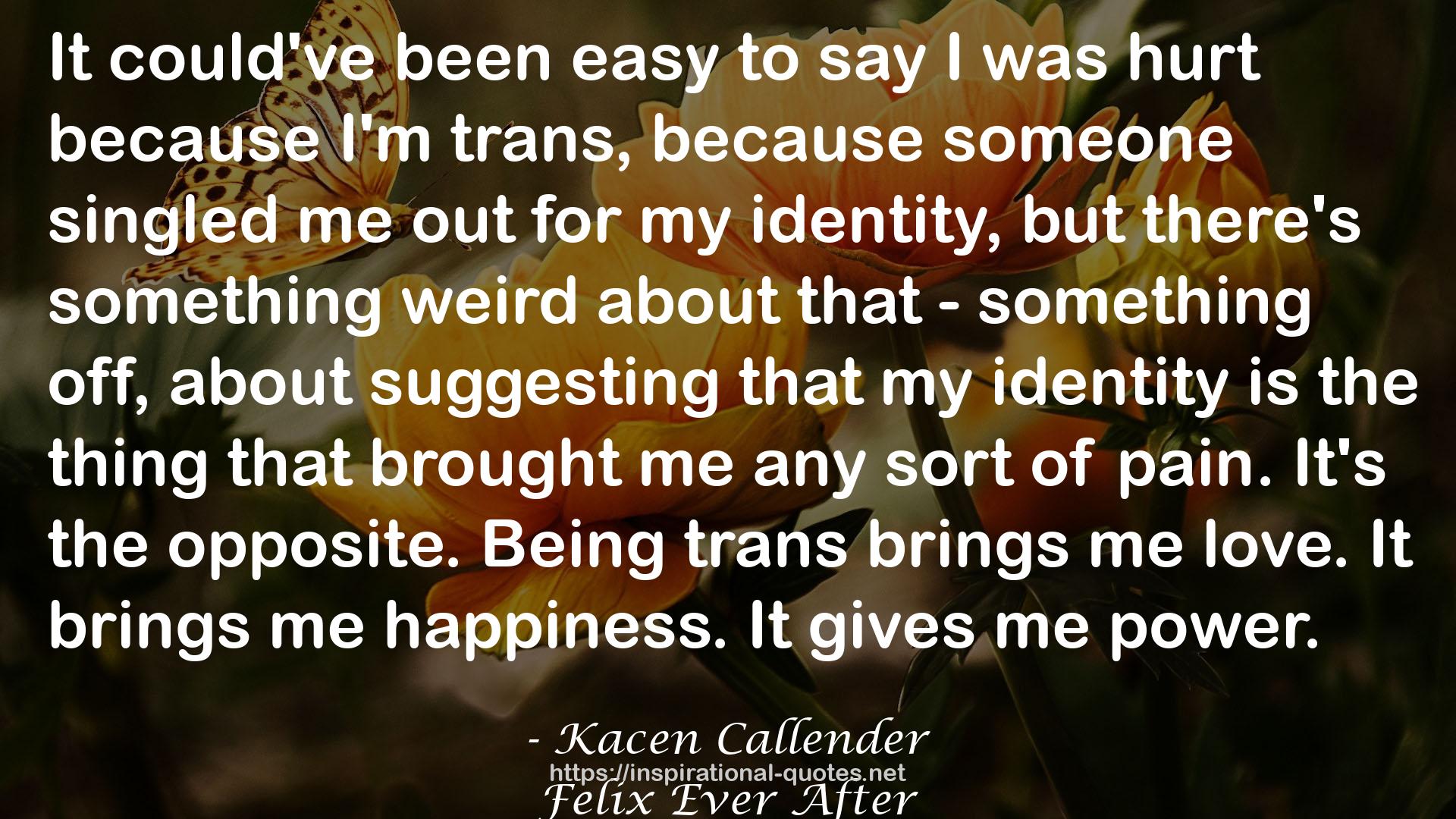 Kacen Callender QUOTES