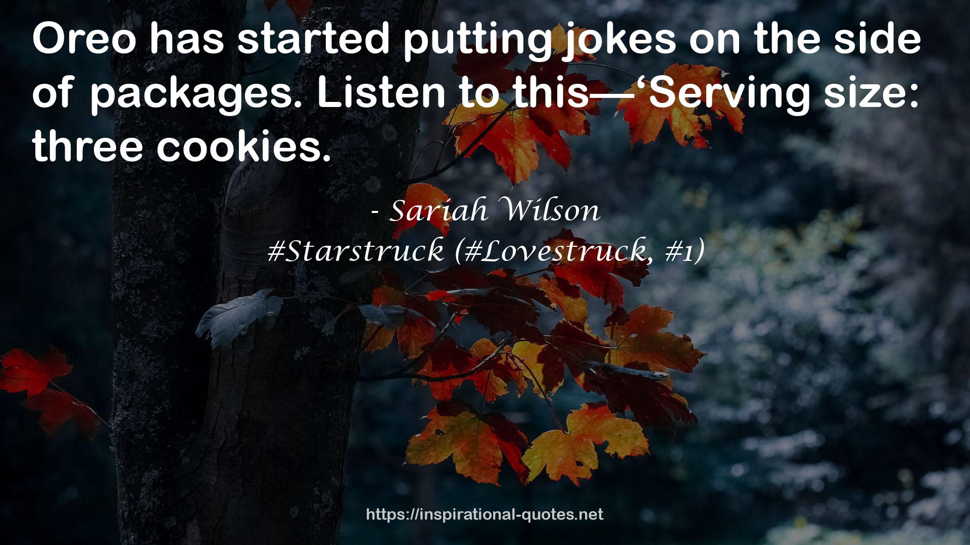 #Starstruck (#Lovestruck, #1) QUOTES