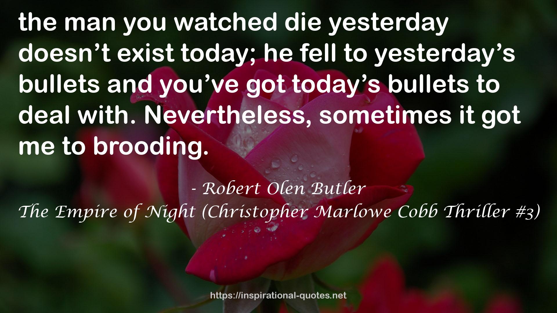 The Empire of Night (Christopher Marlowe Cobb Thriller #3) QUOTES