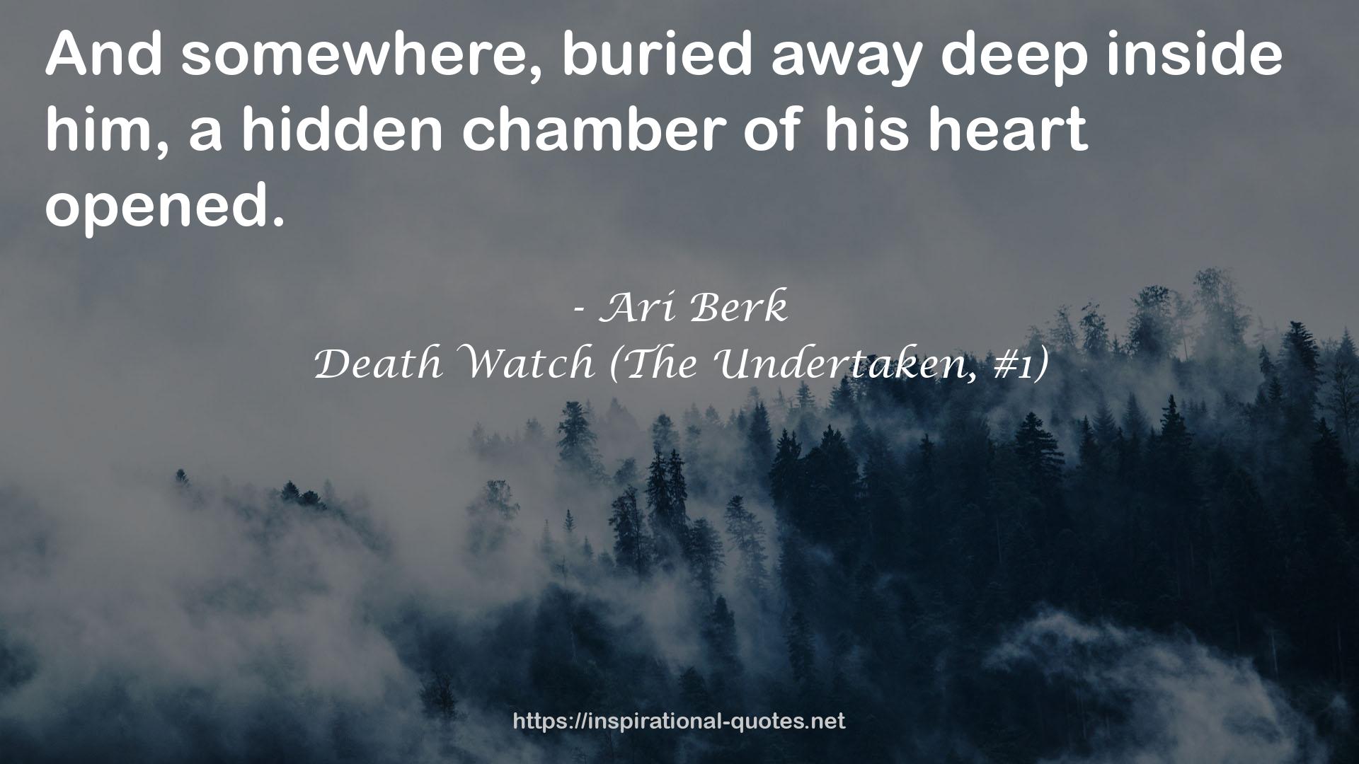 Death Watch (The Undertaken, #1) QUOTES