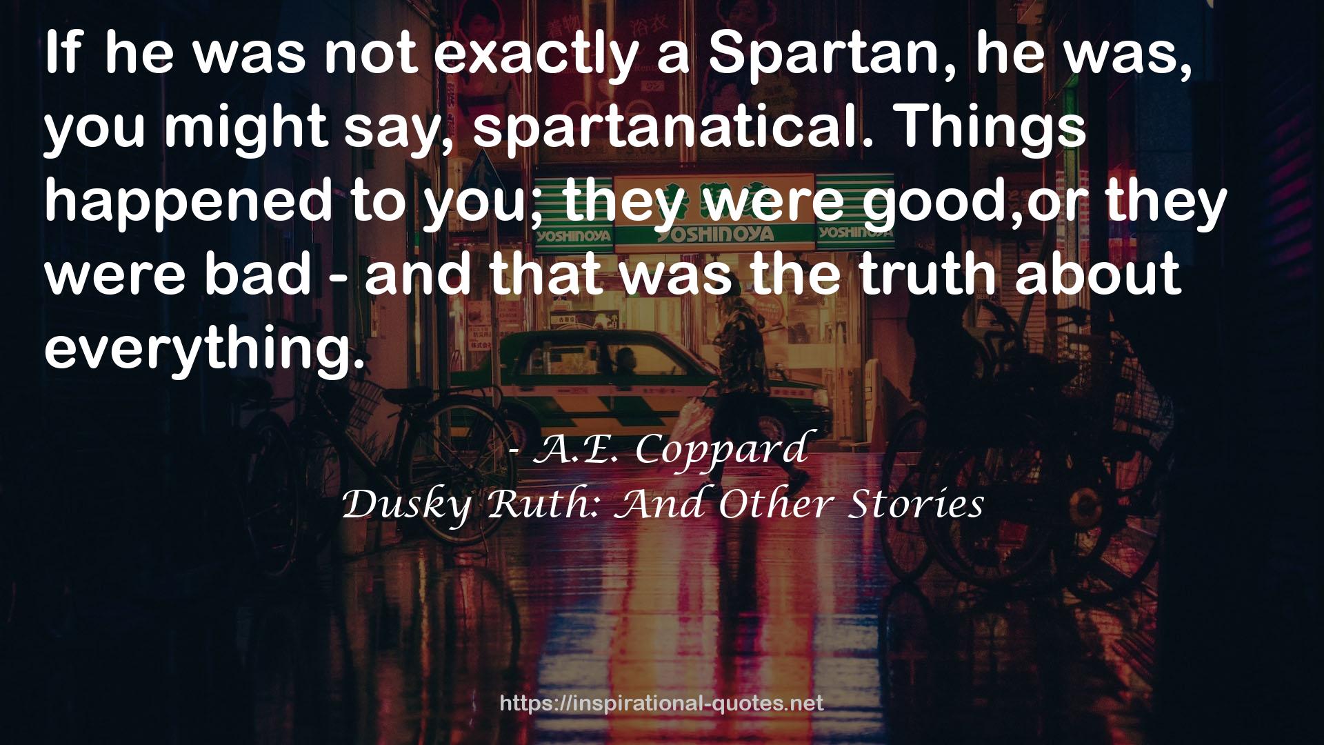 Dusky Ruth: And Other Stories QUOTES