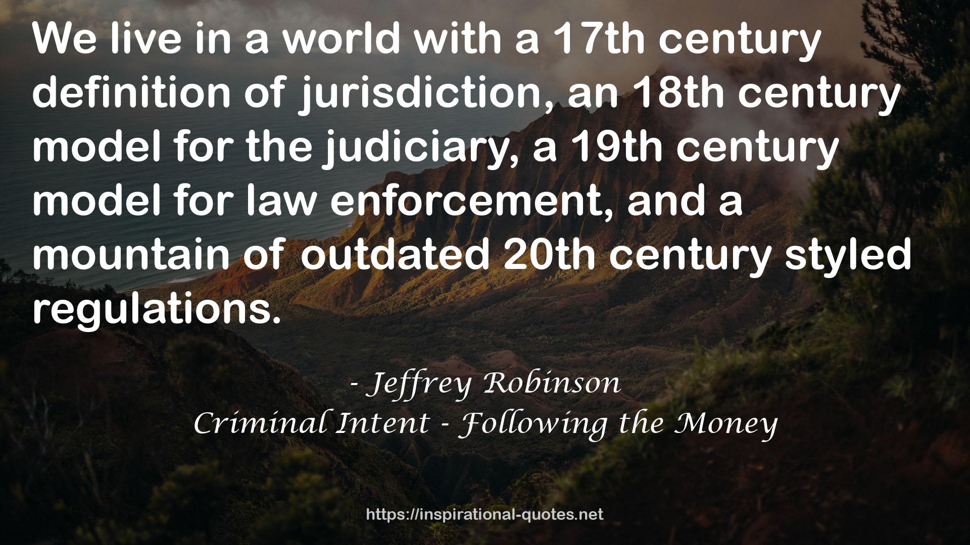 Criminal Intent - Following the Money QUOTES