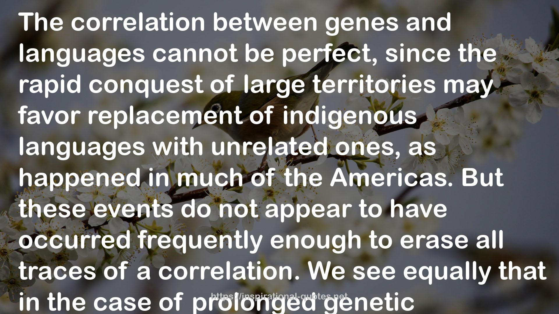 Genes, Peoples, and Languages QUOTES