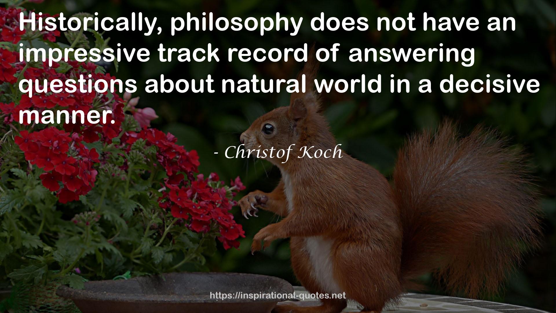 Christof Koch QUOTES