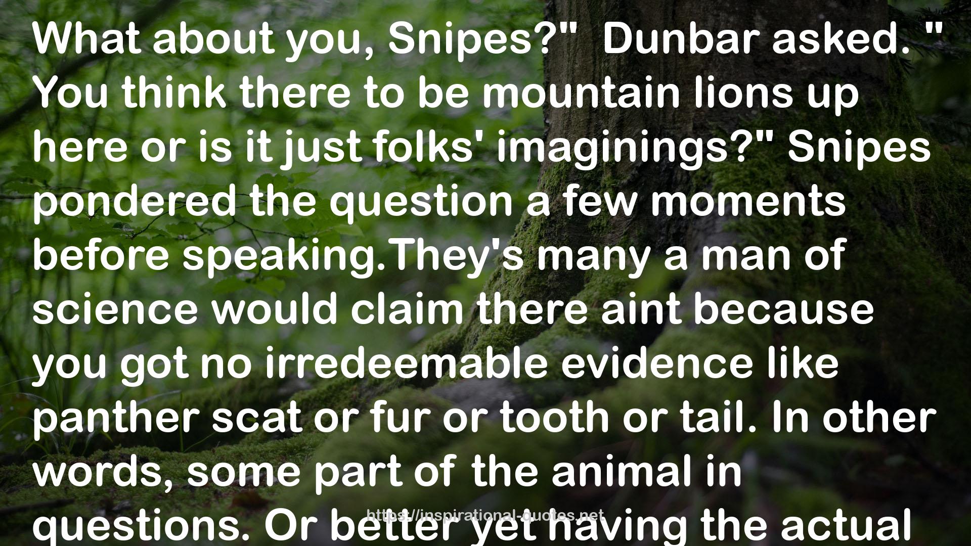 Dunbar  QUOTES