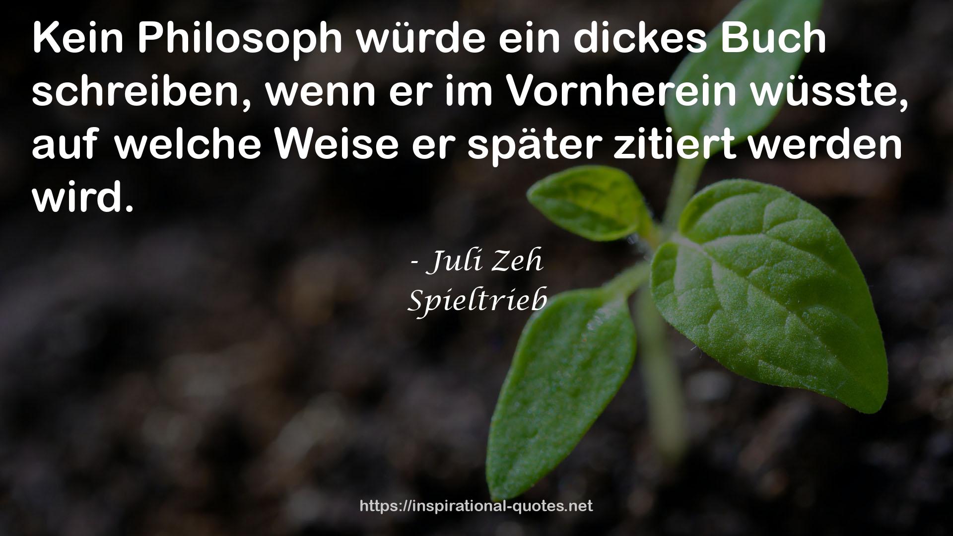 Juli Zeh QUOTES