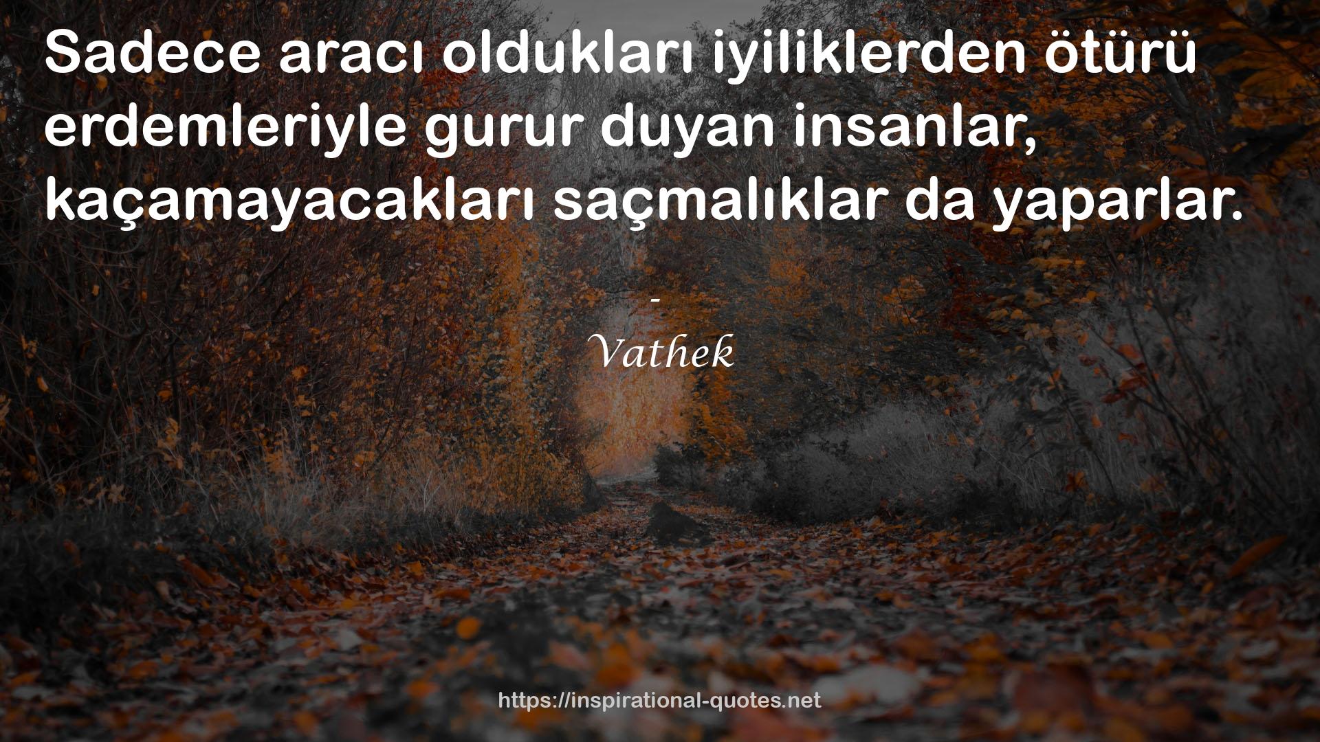 Vathek QUOTES