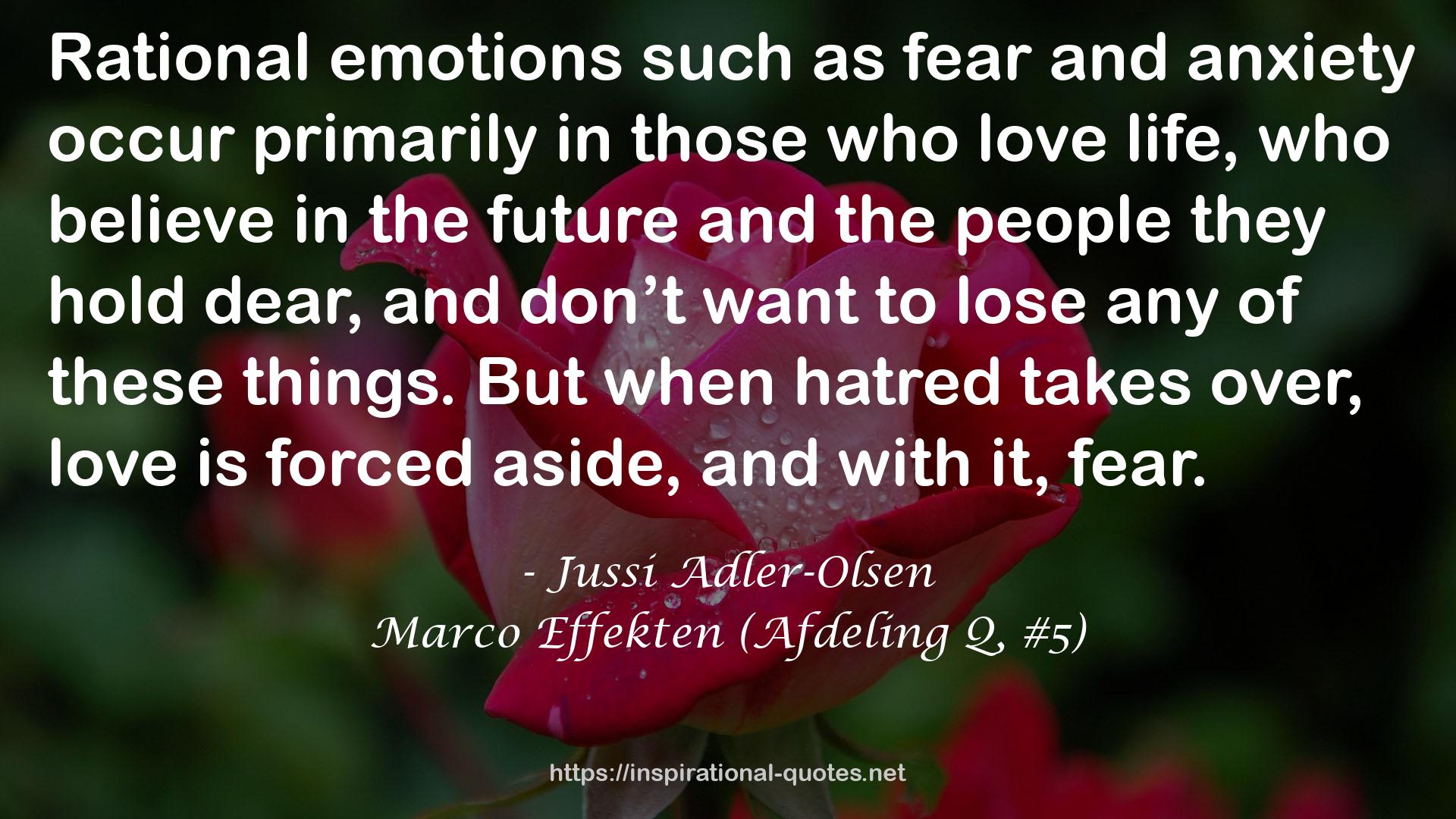 Marco Effekten (Afdeling Q, #5) QUOTES