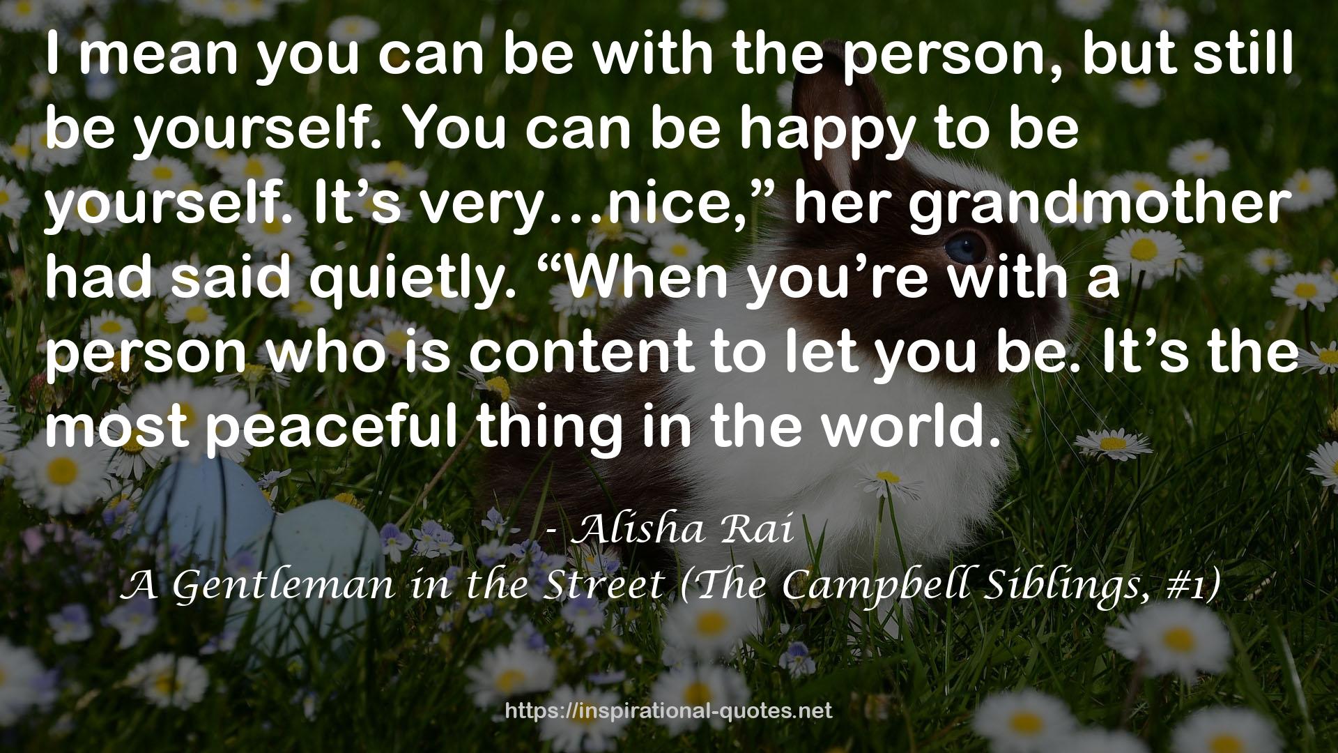 A Gentleman in the Street (The Campbell Siblings, #1) QUOTES