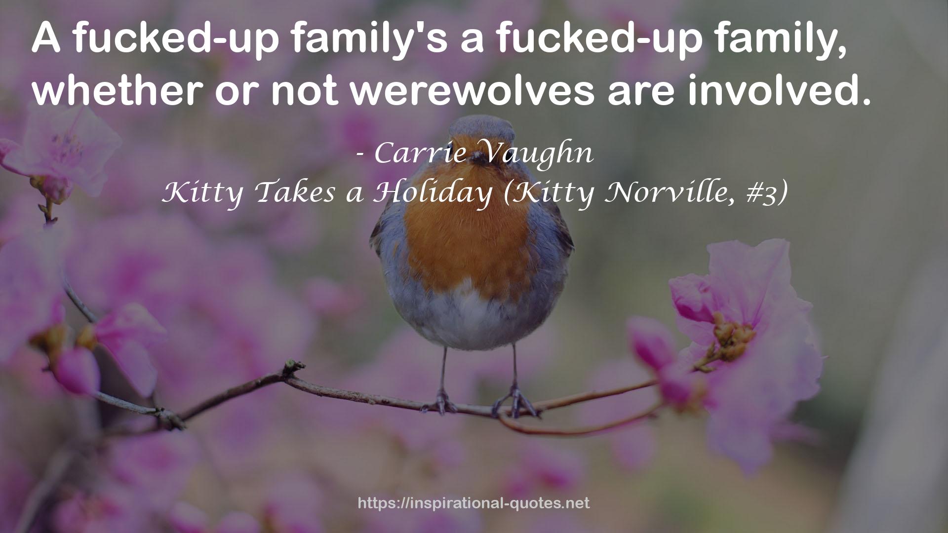 Kitty Takes a Holiday (Kitty Norville, #3) QUOTES