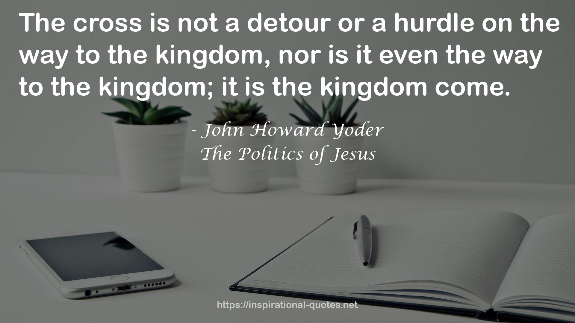 The Politics of Jesus QUOTES