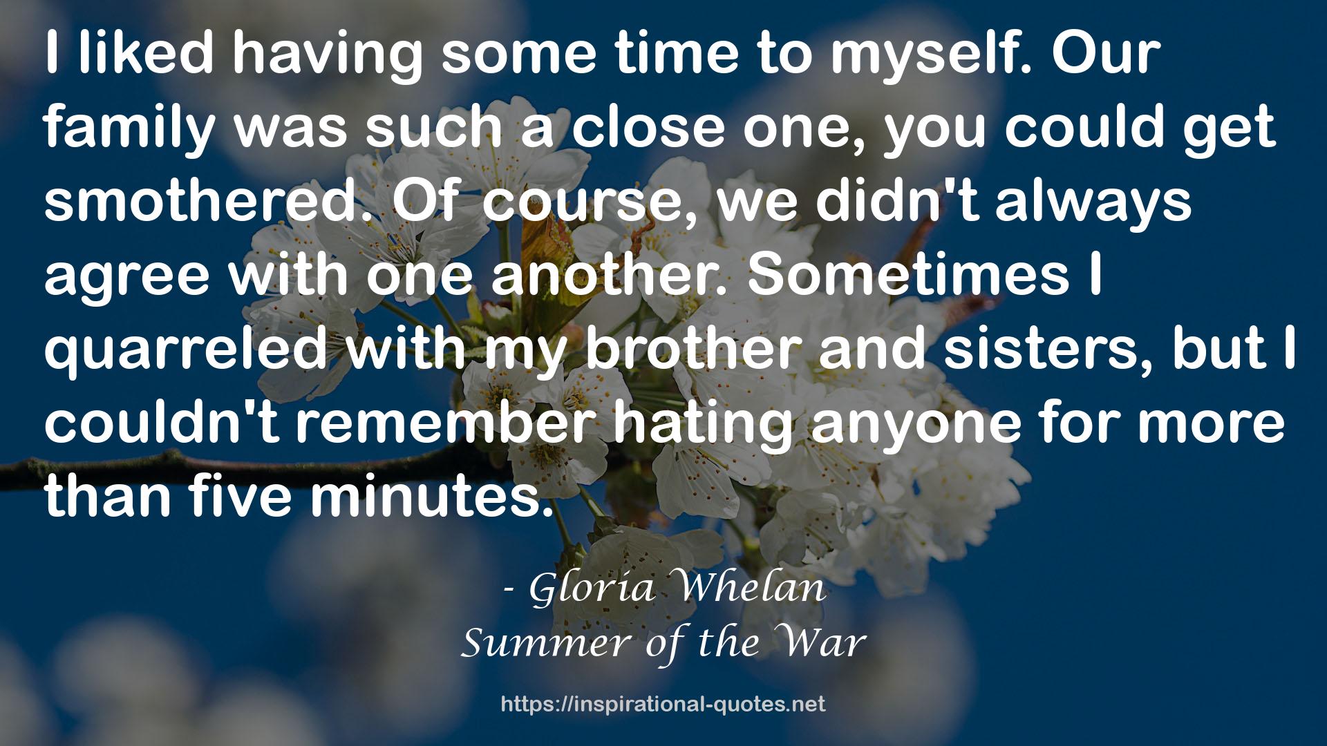Gloria Whelan QUOTES