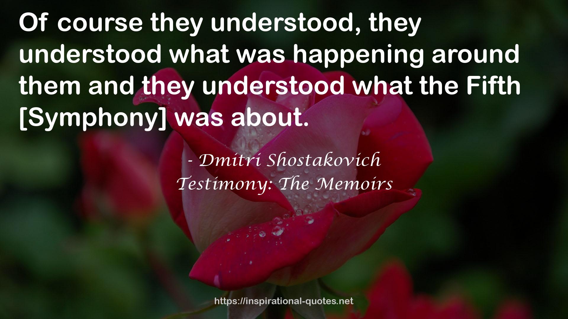 Dmitri Shostakovich QUOTES