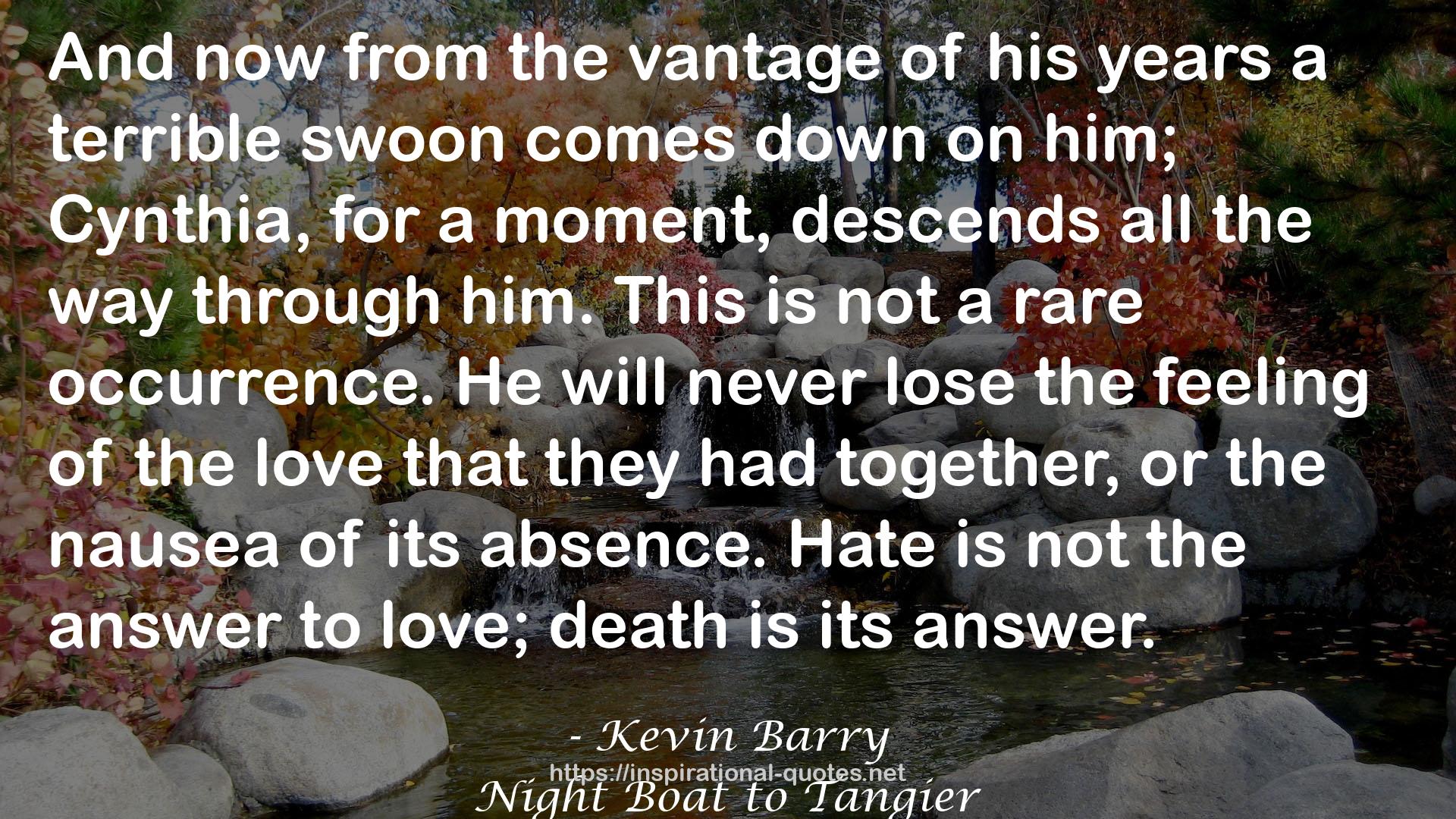 Kevin Barry QUOTES