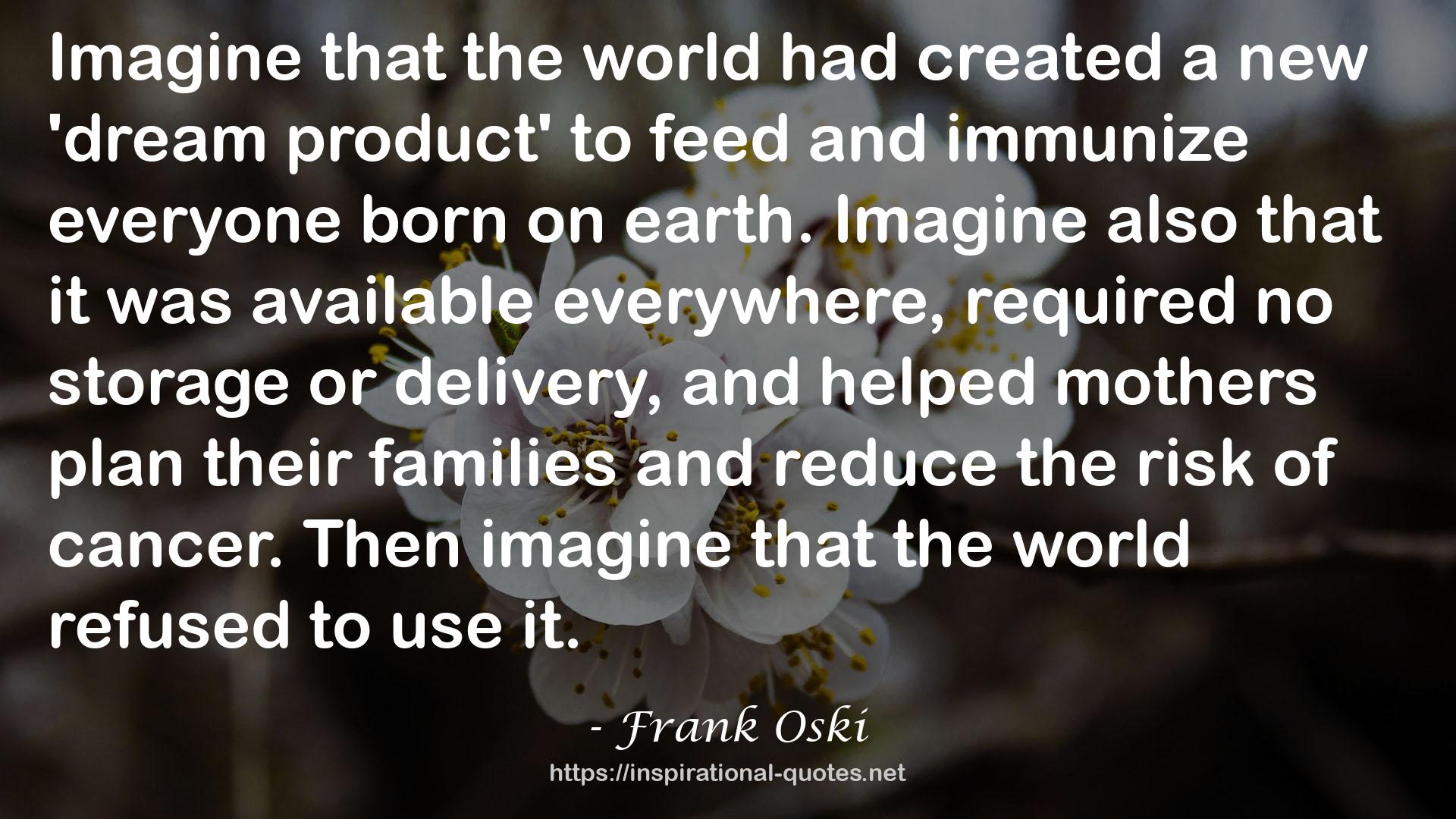 Frank Oski QUOTES