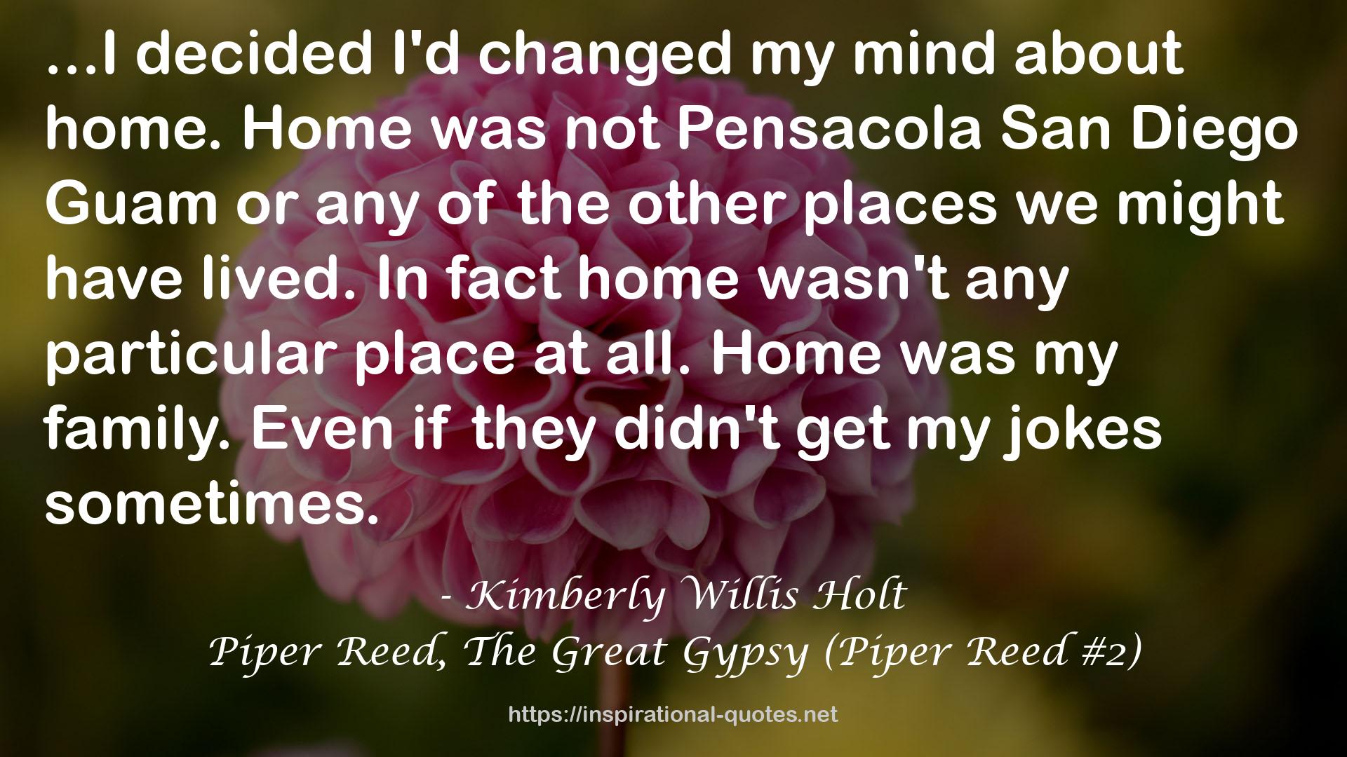 Piper Reed, The Great Gypsy (Piper Reed #2) QUOTES