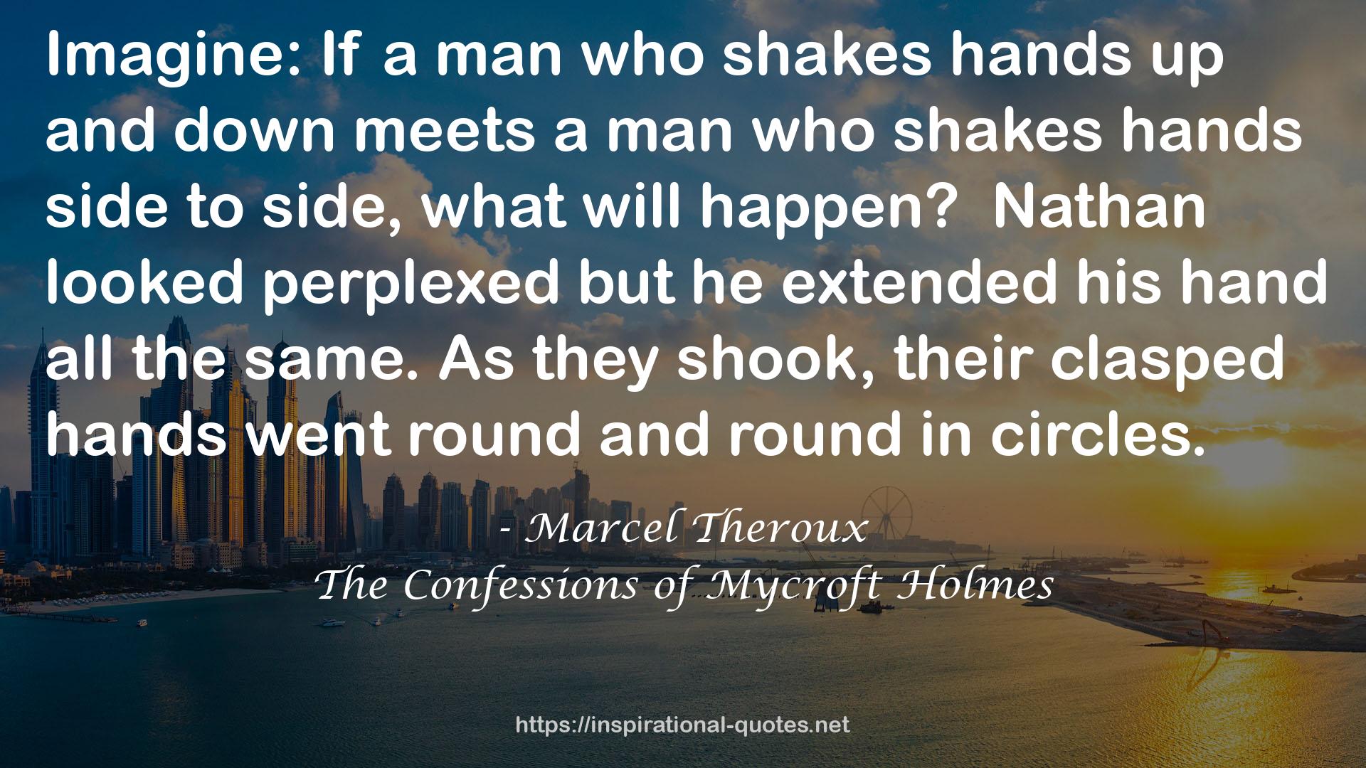 The Confessions of Mycroft Holmes QUOTES