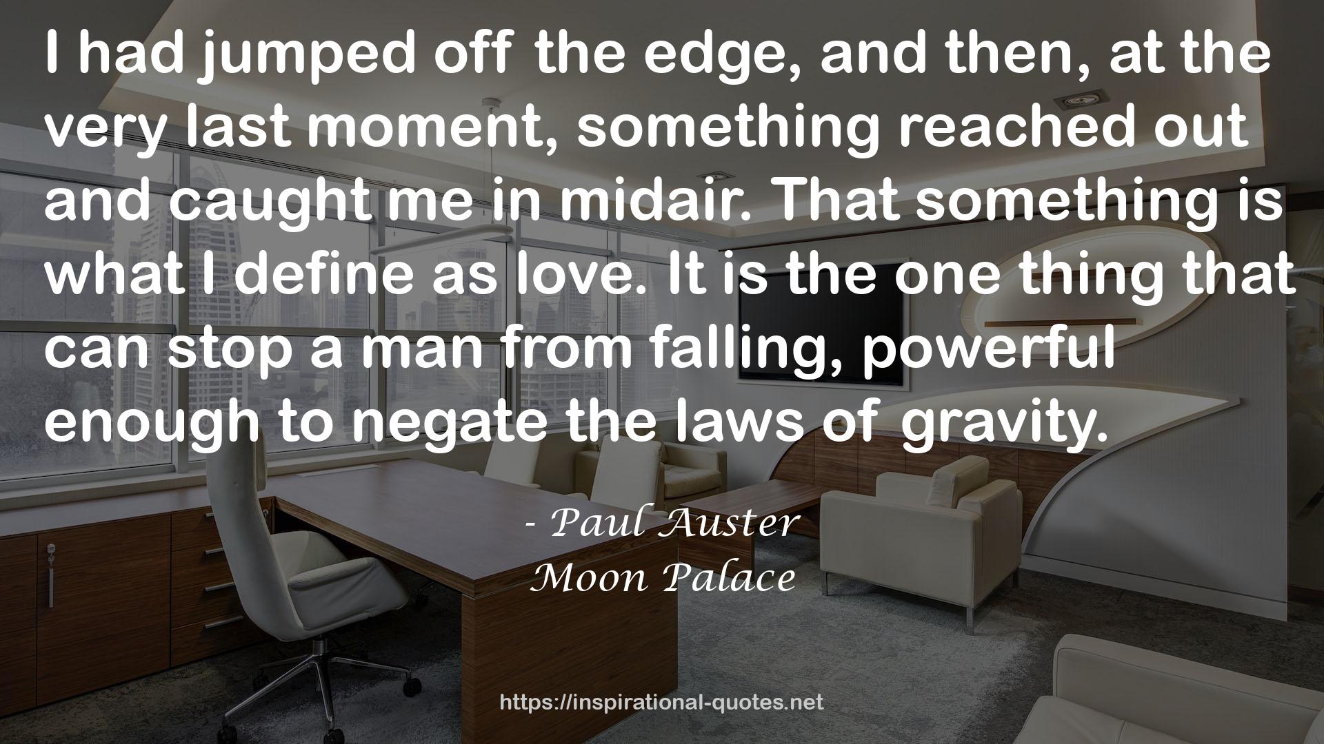 Moon Palace QUOTES