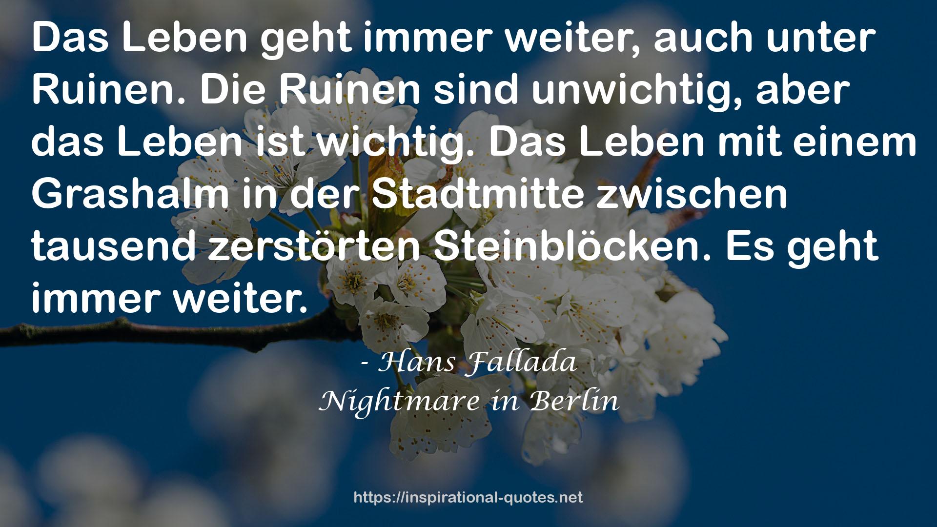 Nightmare in Berlin QUOTES