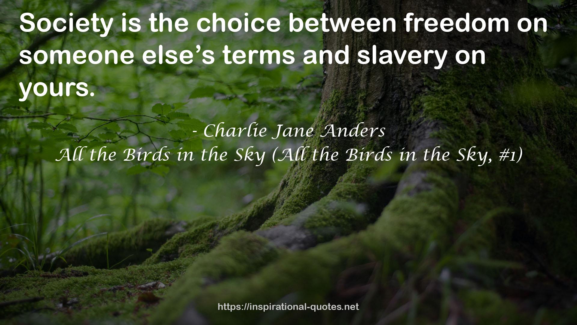 All the Birds in the Sky (All the Birds in the Sky, #1) QUOTES