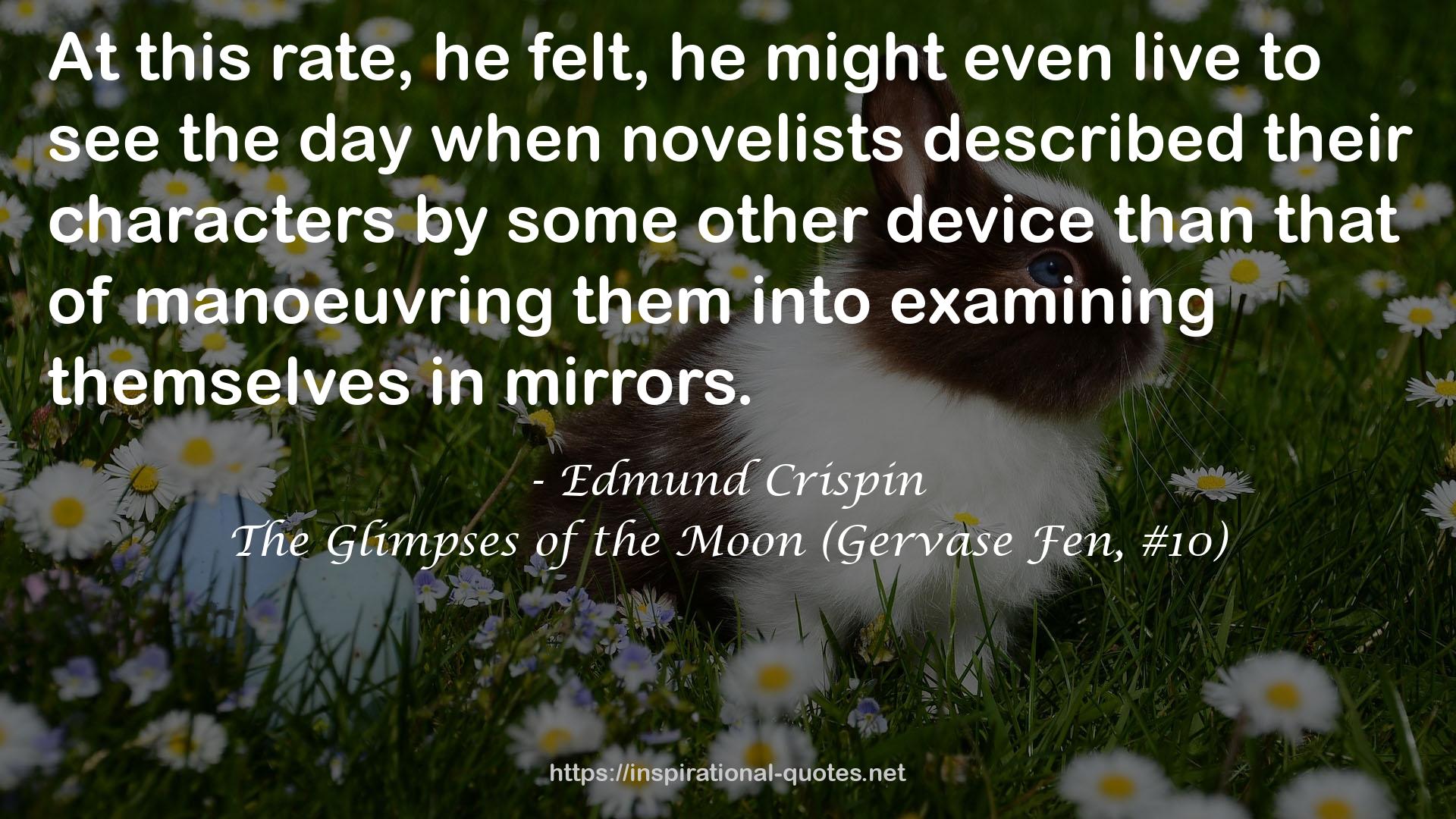 The Glimpses of the Moon (Gervase Fen, #10) QUOTES