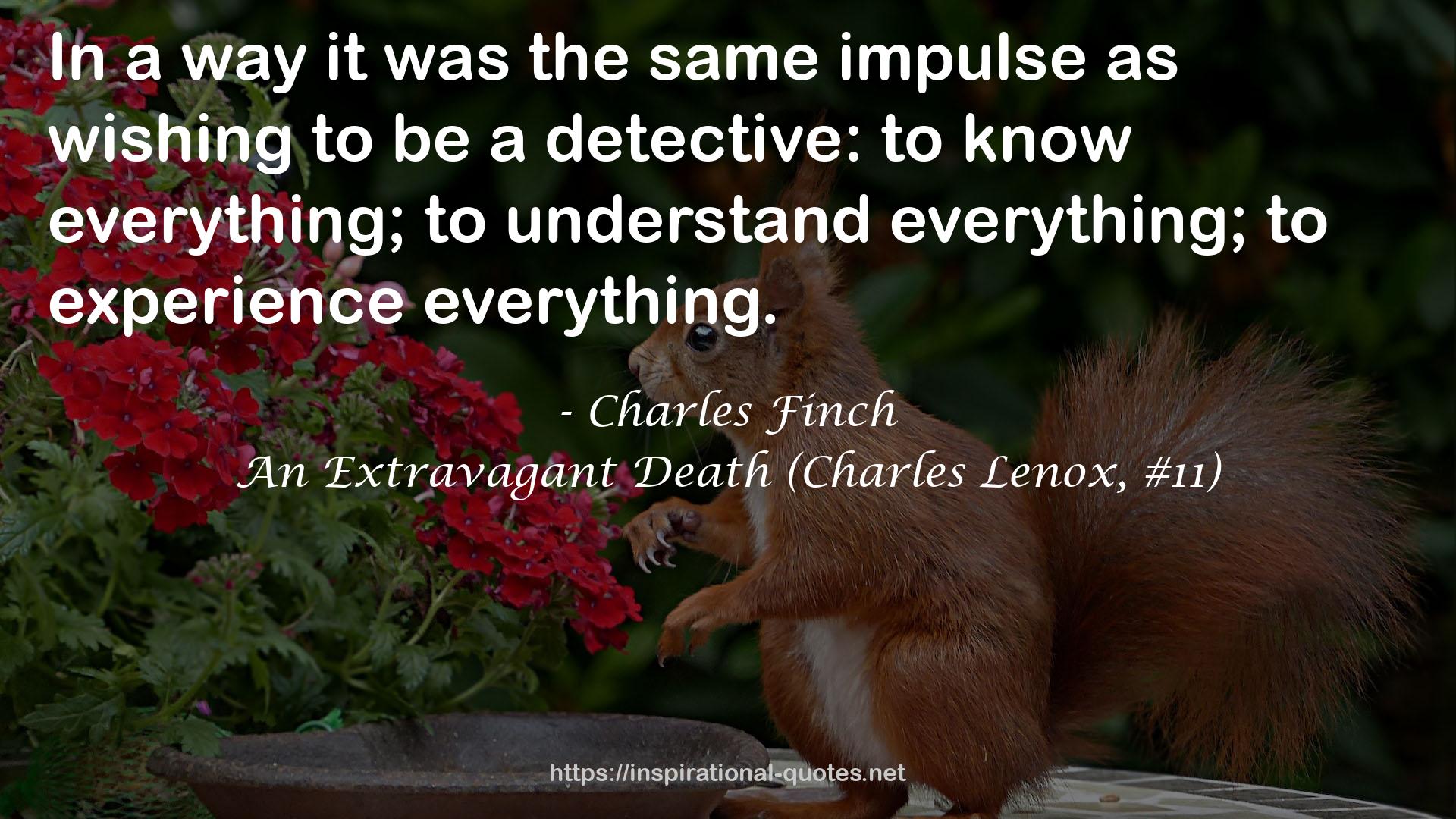 An Extravagant Death (Charles Lenox, #11) QUOTES