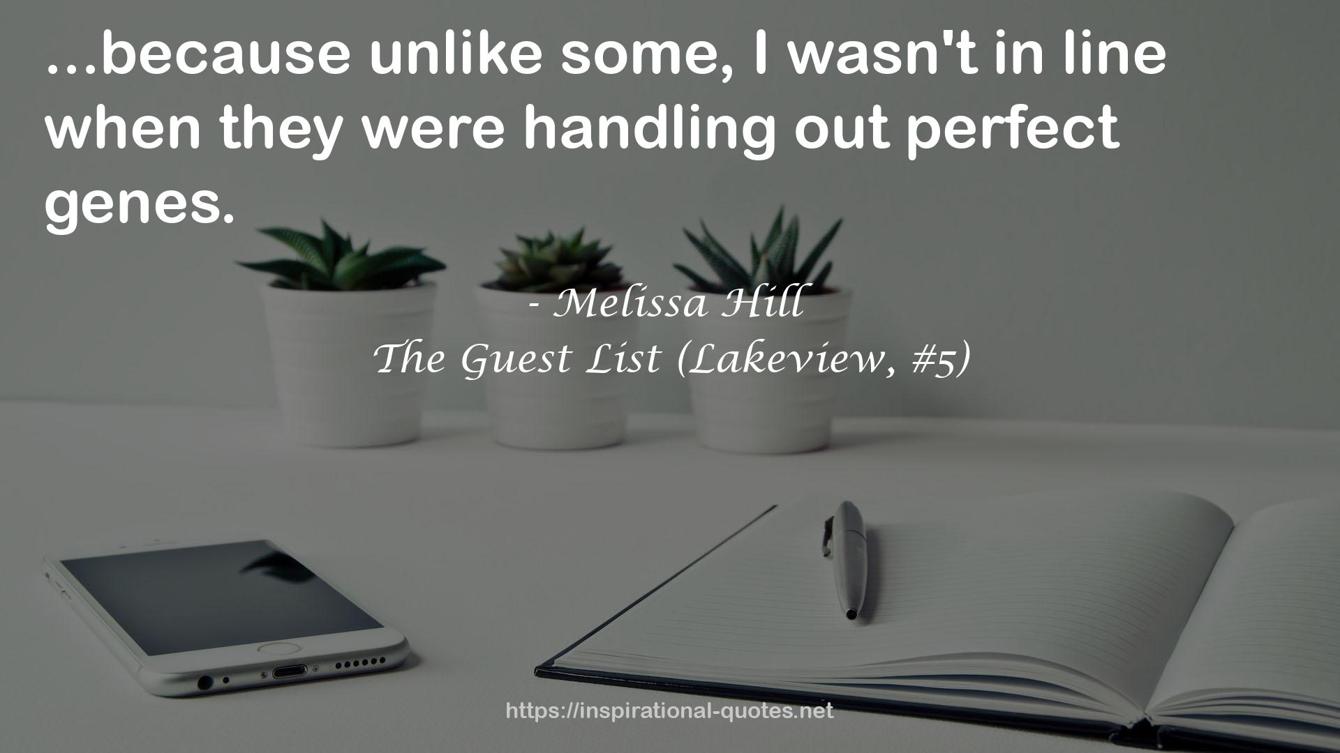 The Guest List (Lakeview, #5) QUOTES