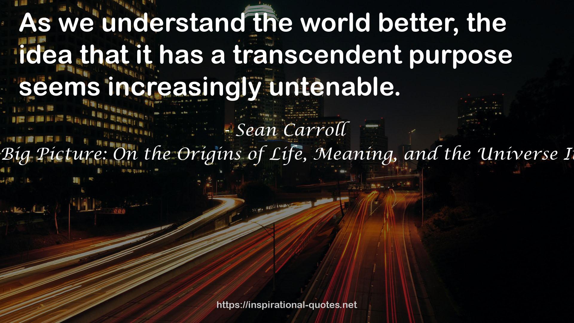 Sean Carroll QUOTES