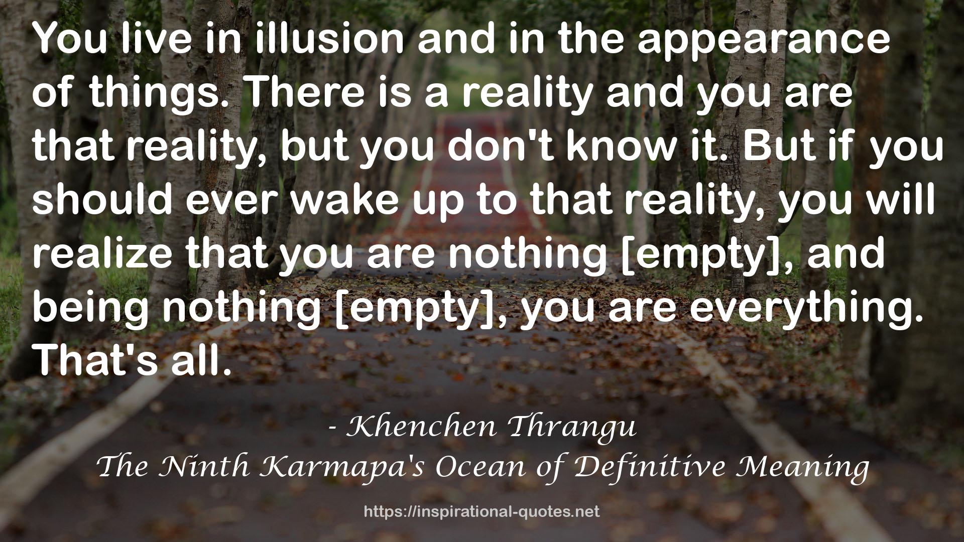 The Ninth Karmapa's Ocean of Definitive Meaning QUOTES