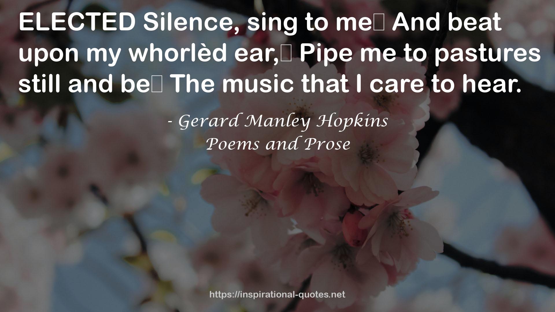 Gerard Manley Hopkins QUOTES