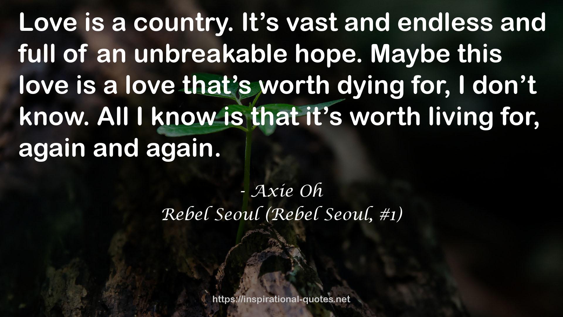 Rebel Seoul (Rebel Seoul, #1) QUOTES