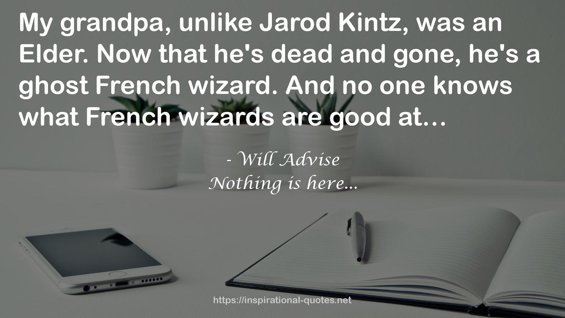 French wizards  QUOTES