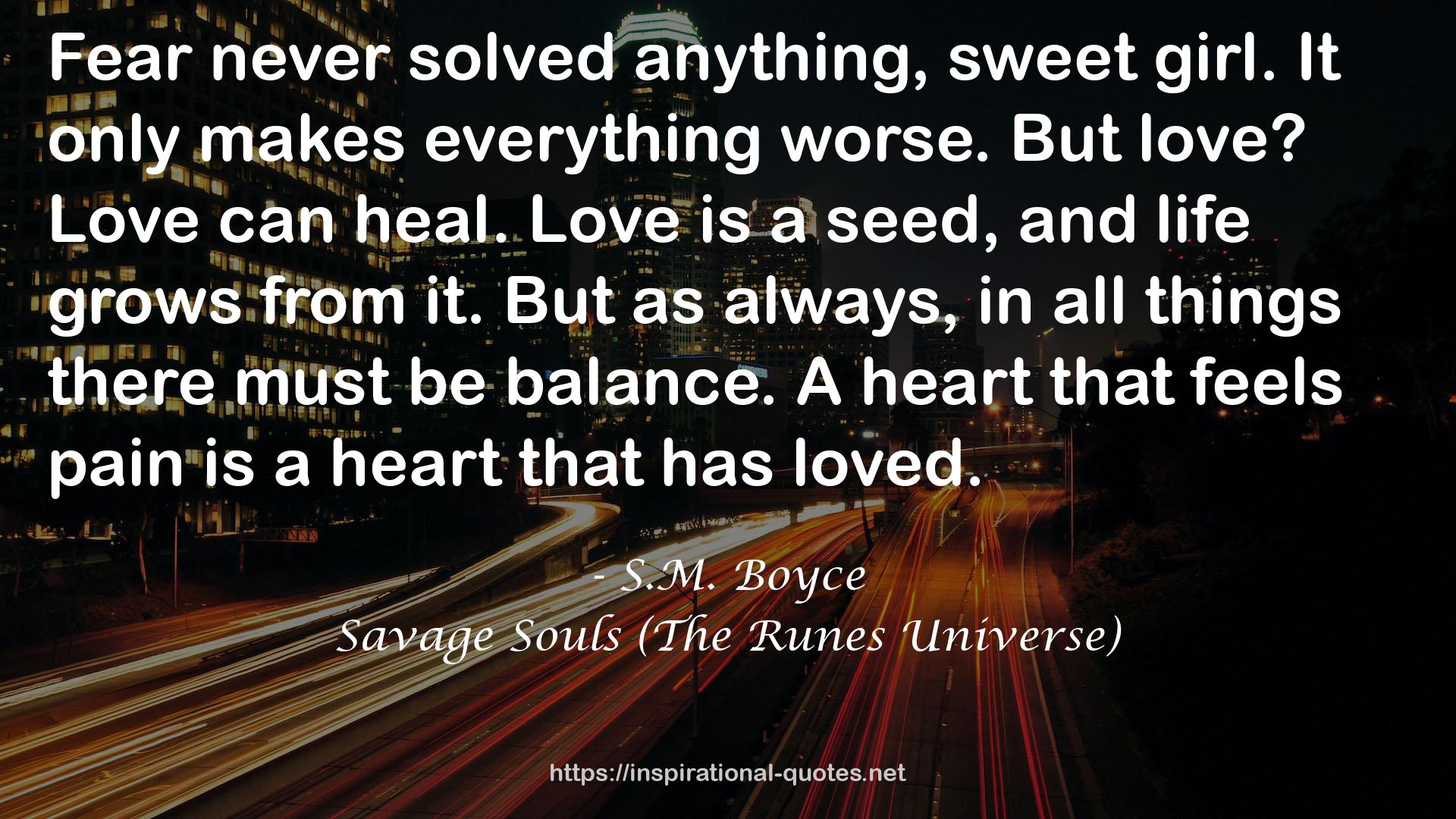 Savage Souls (The Runes Universe) QUOTES