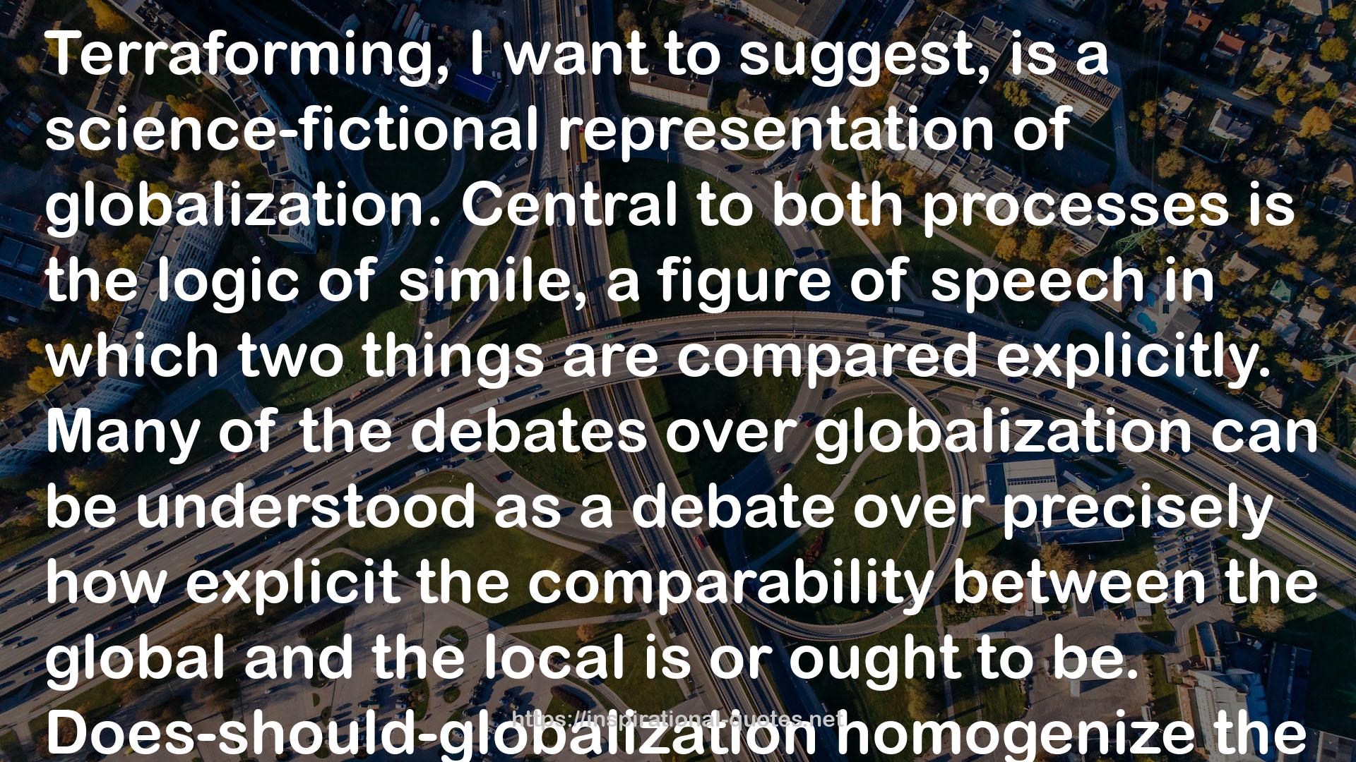 Do Metaphors Dream of Literal Sleep?: A Science-Fictional Theory of Representation QUOTES