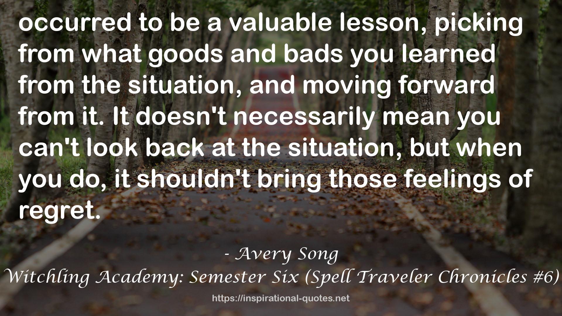 Witchling Academy: Semester Six (Spell Traveler Chronicles #6) QUOTES